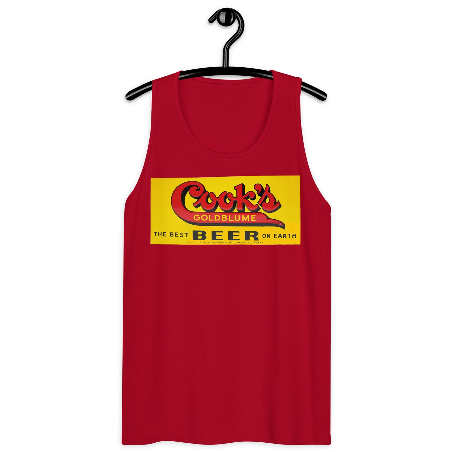 Cooks Beer Vintage Tin Style Men’s premium tank top