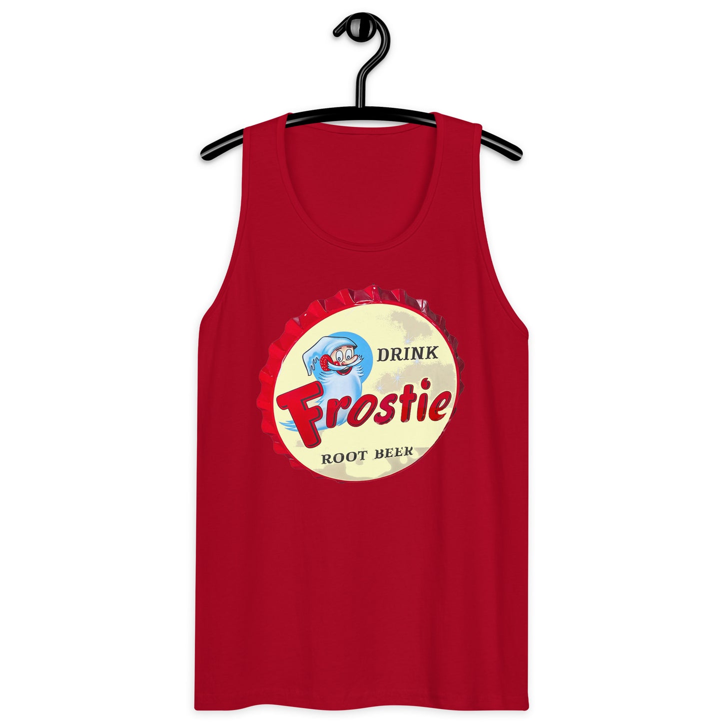 Vintage Root Beer Store Sign Men’s premium tank top