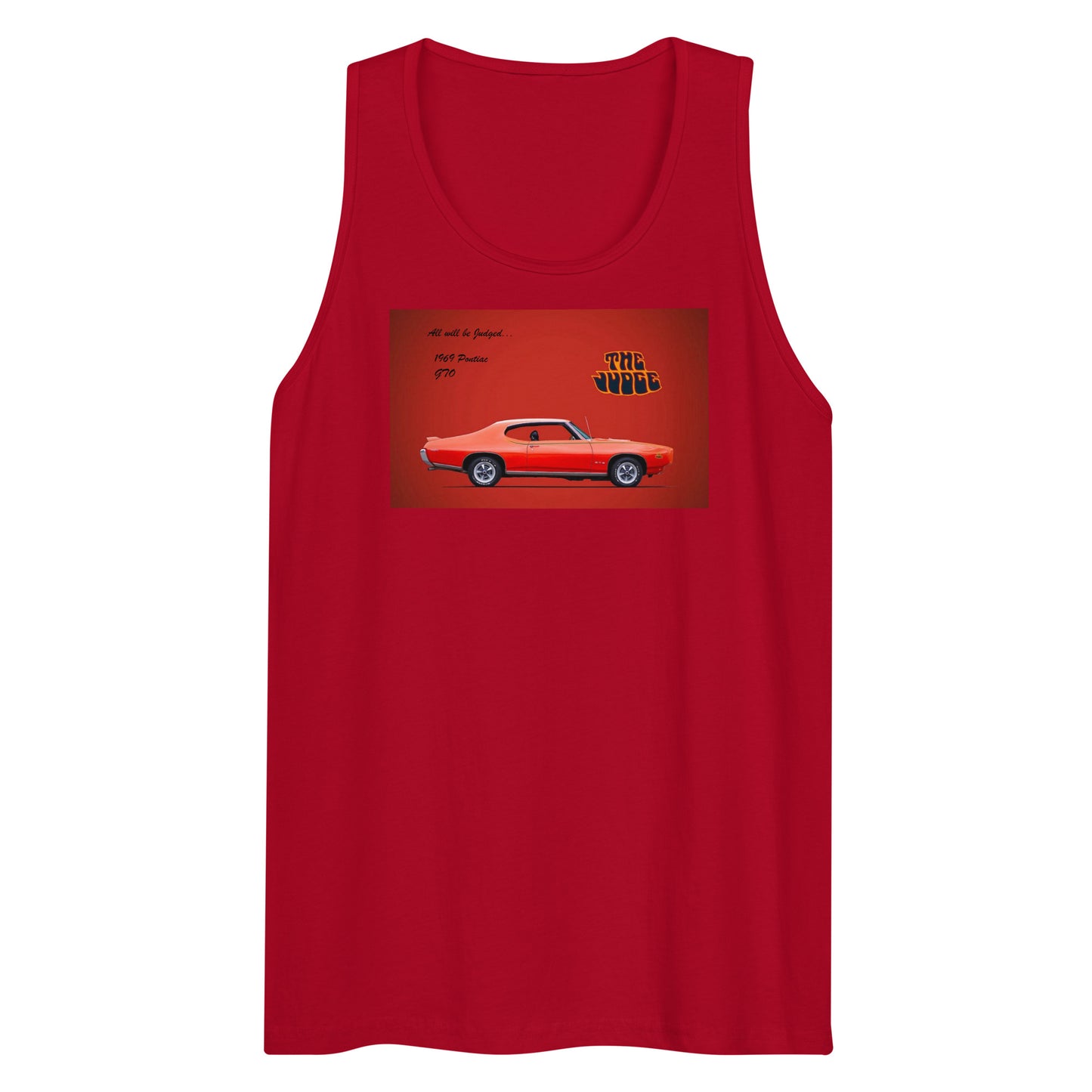 1969 Pontiac GTO: The Judge Men’s premium tank top