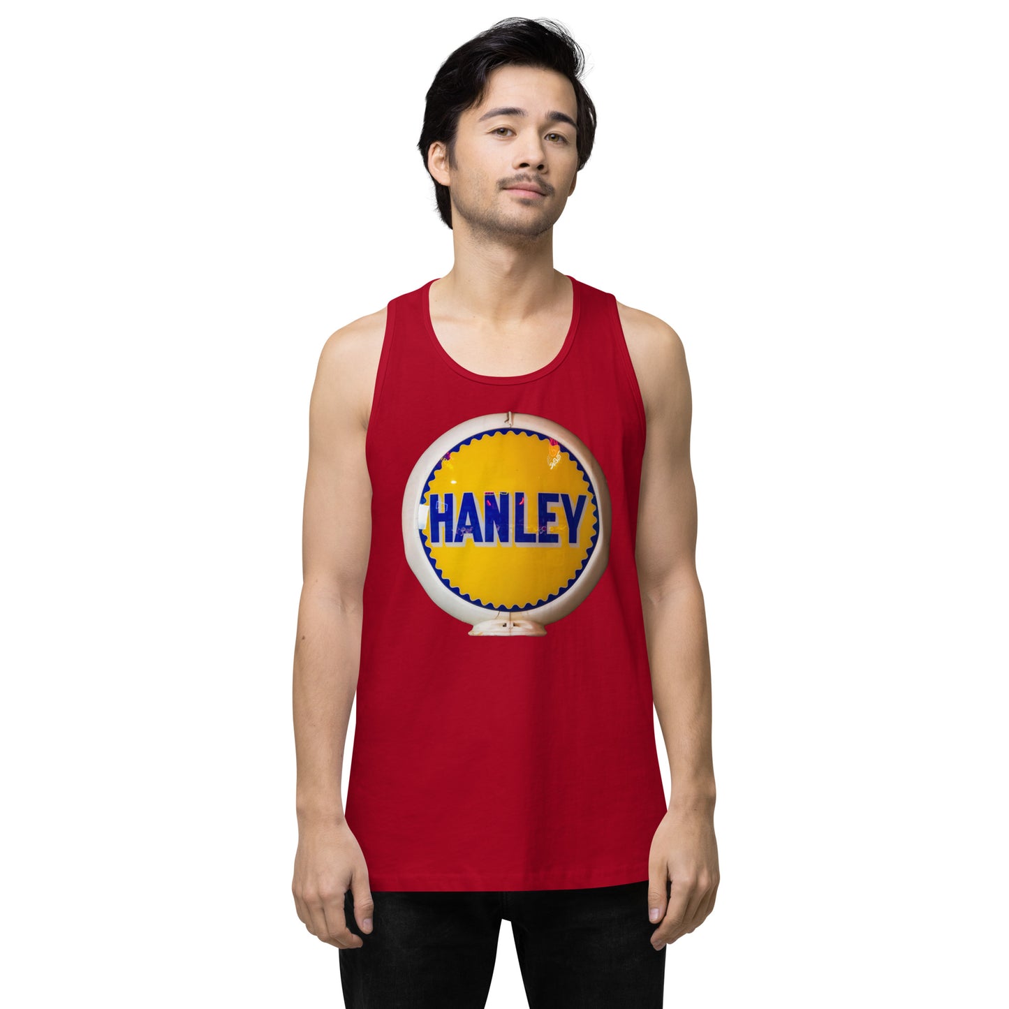 Retro Gas Globe Handly Men’s premium tank top