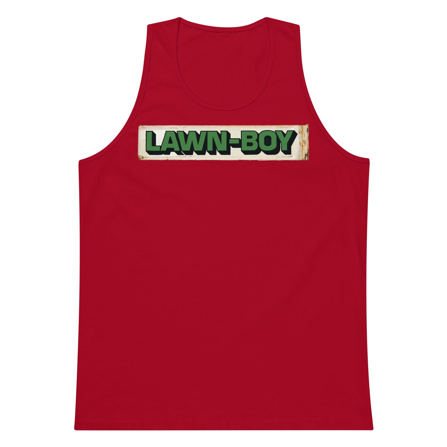 Lawn Boy Porcelain Patina Style Men’s premium tank top