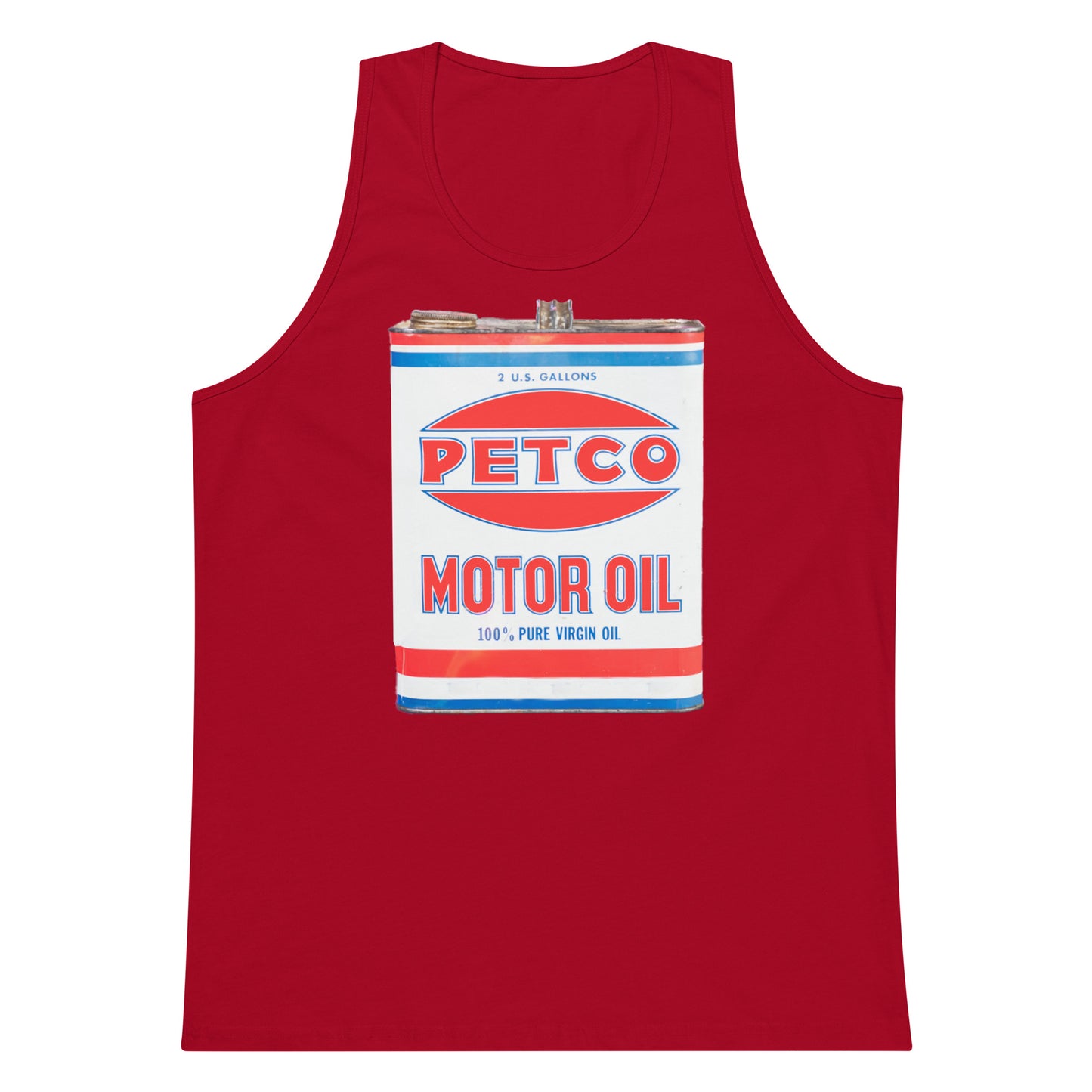 Vintage Petco Oil Can Men’s premium tank top