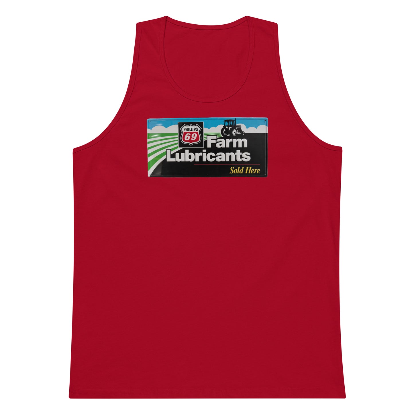 Phillips 69 License Plate Style Men’s premium tank top