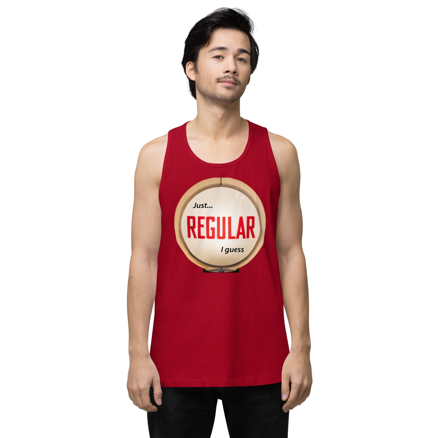 Retro Gas Globe Style Regular Men’s premium tank top