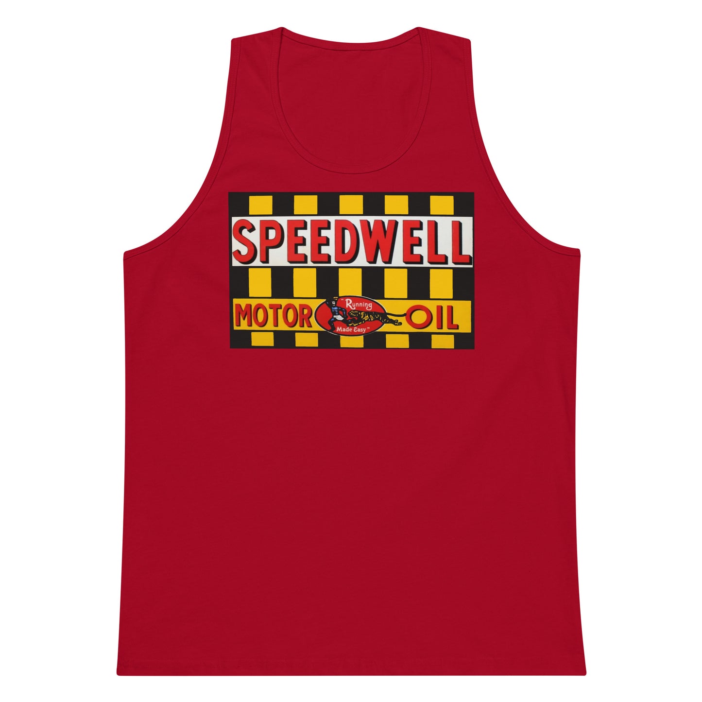 Retro Speedway Tin Syle Men’s premium tank top