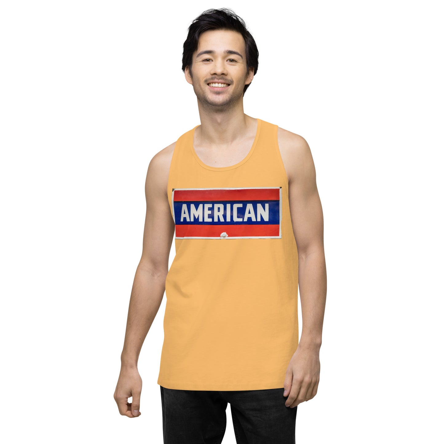 American Sign Porcelain Vintage Style Men’s premium tank top