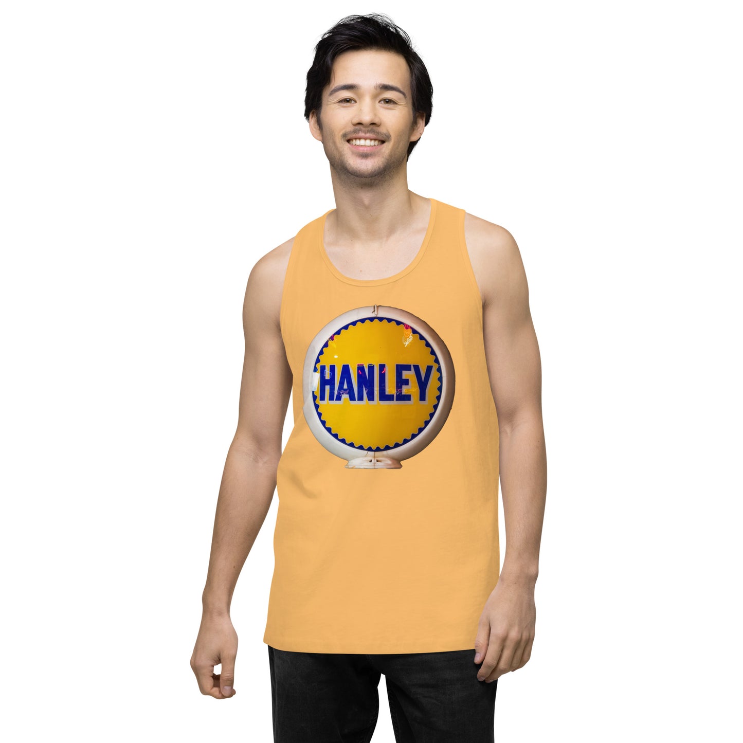 Retro Gas Globe Handly Men’s premium tank top