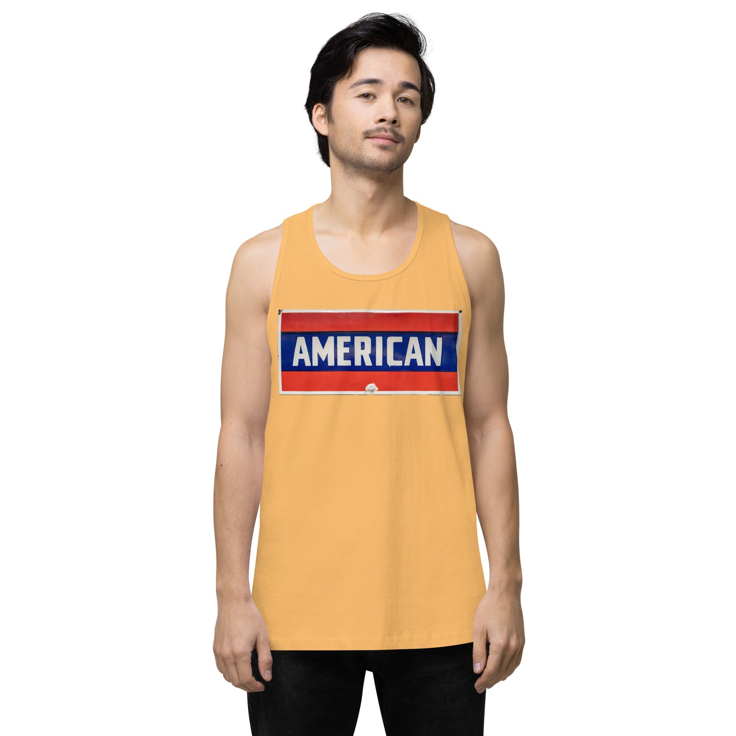 American Sign Porcelain Vintage Style Men’s premium tank top