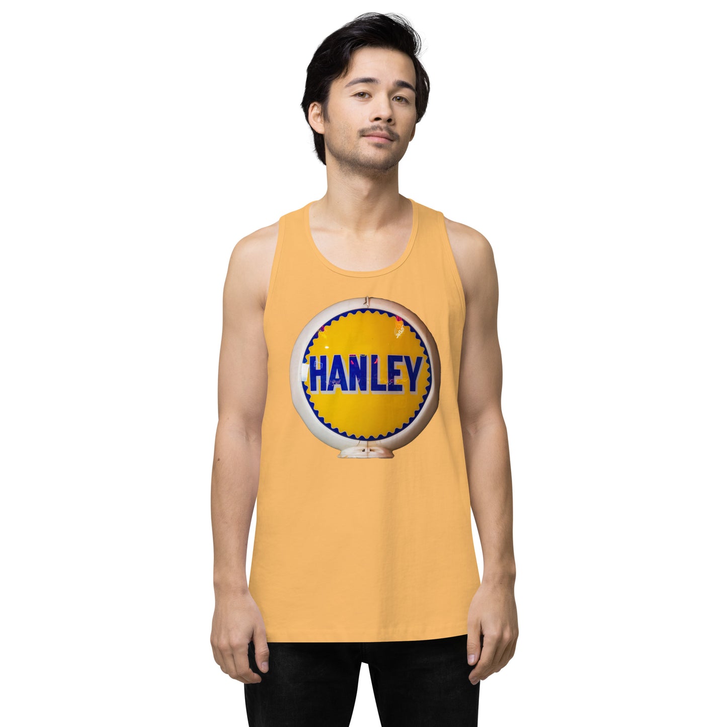 Retro Gas Globe Handly Men’s premium tank top