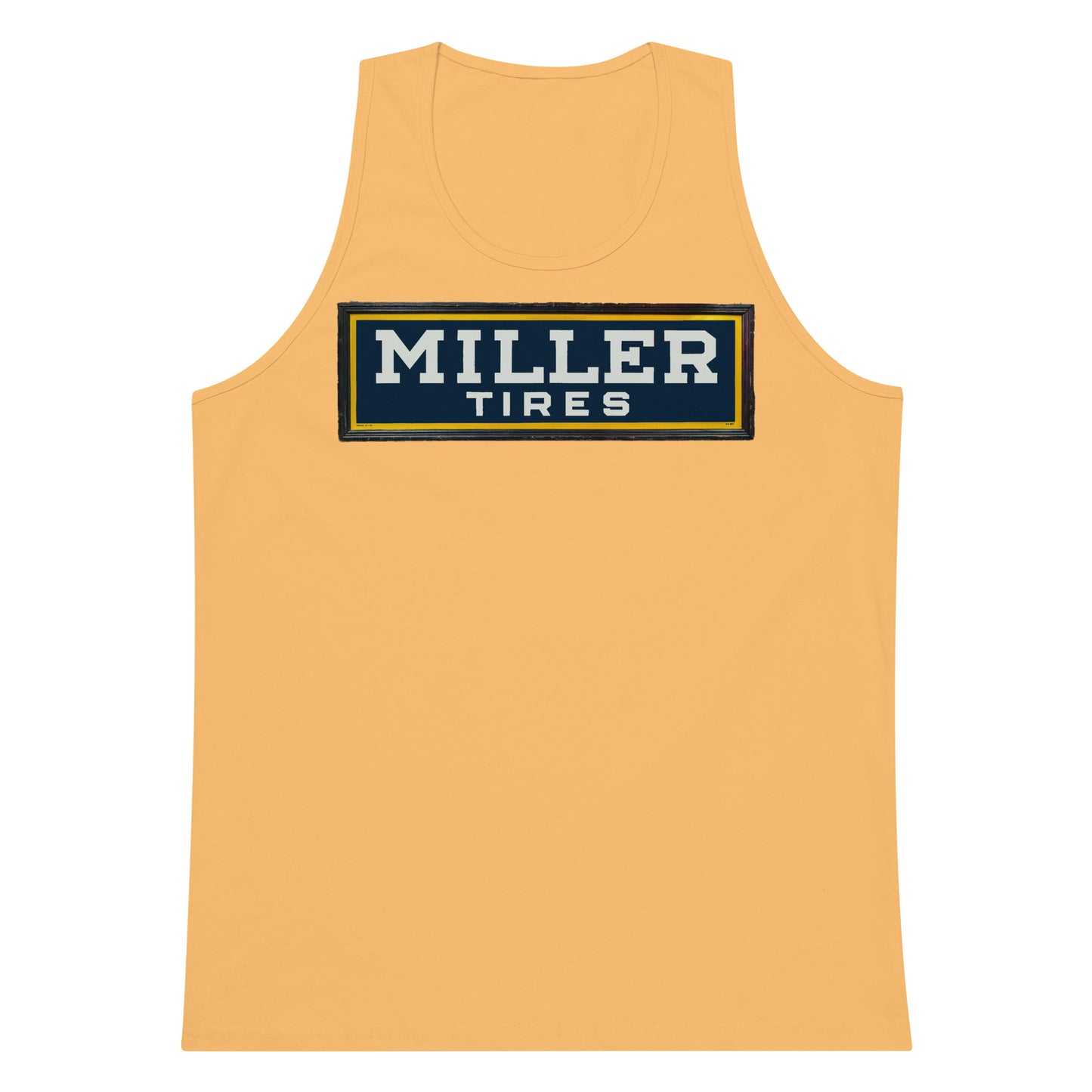 Vintage Miller Tire Sign Men’s premium tank top