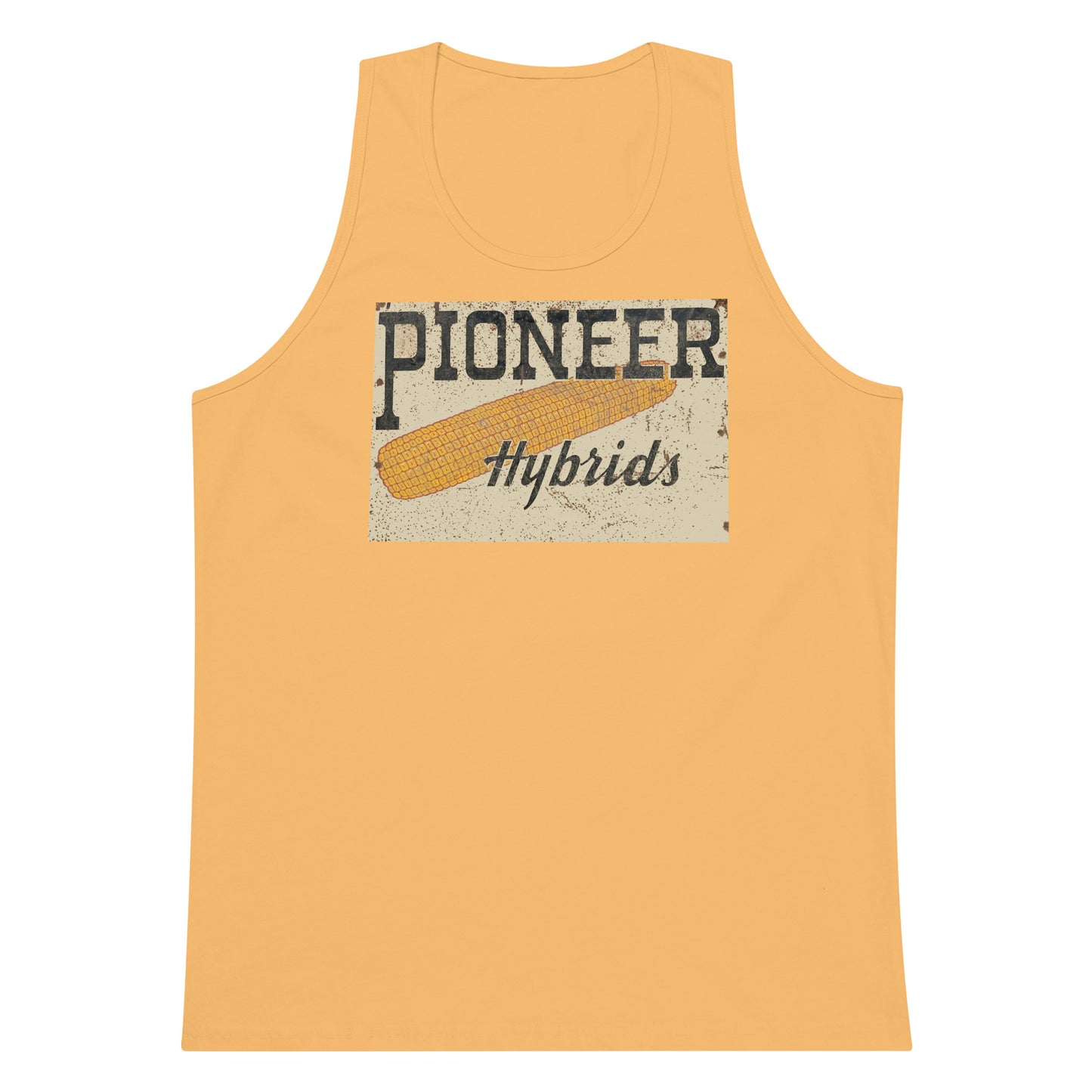 Vintage Pioneer Sign Men’s premium tank top