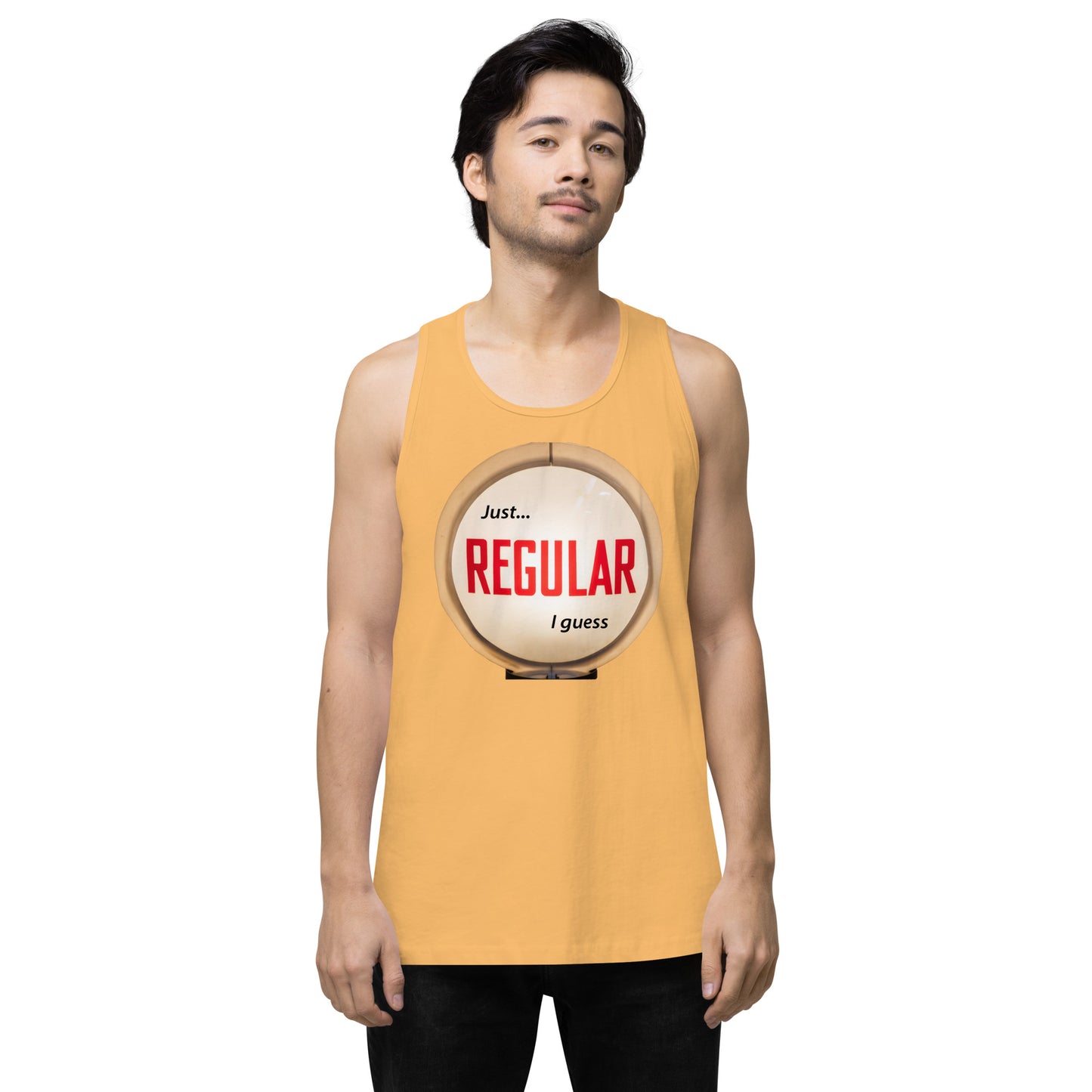 Retro Gas Globe Style Regular Men’s premium tank top