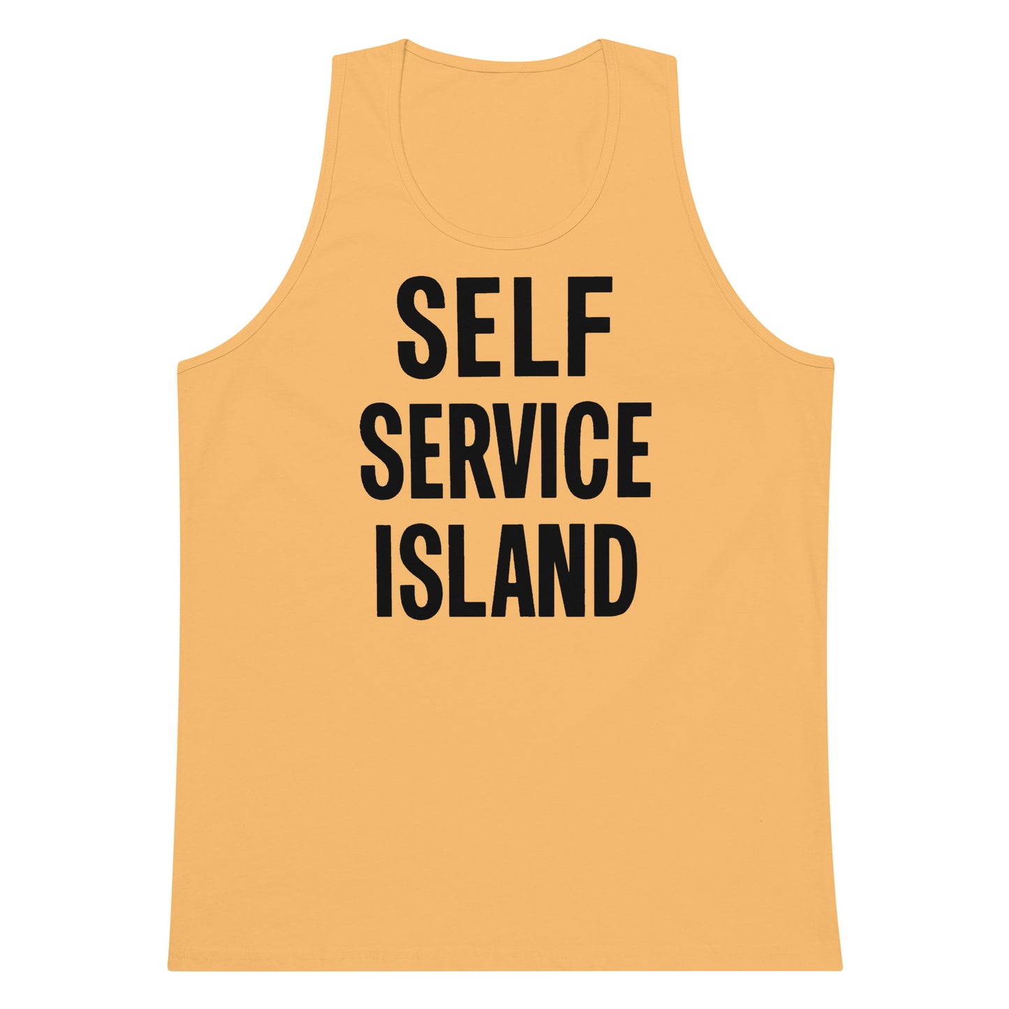 Self Service Island Design Men’s premium tank top