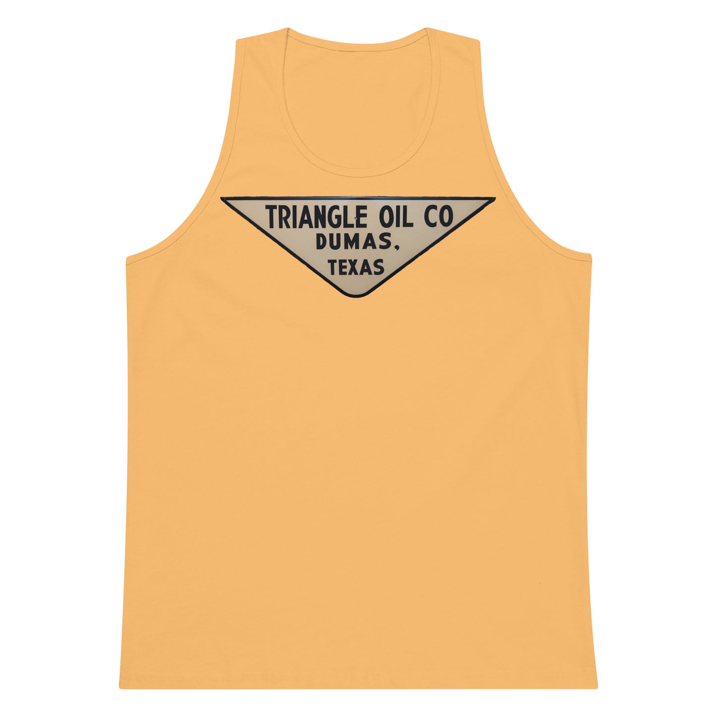 Retro Triangle Oil Company Tin Style Men’s premium tank top