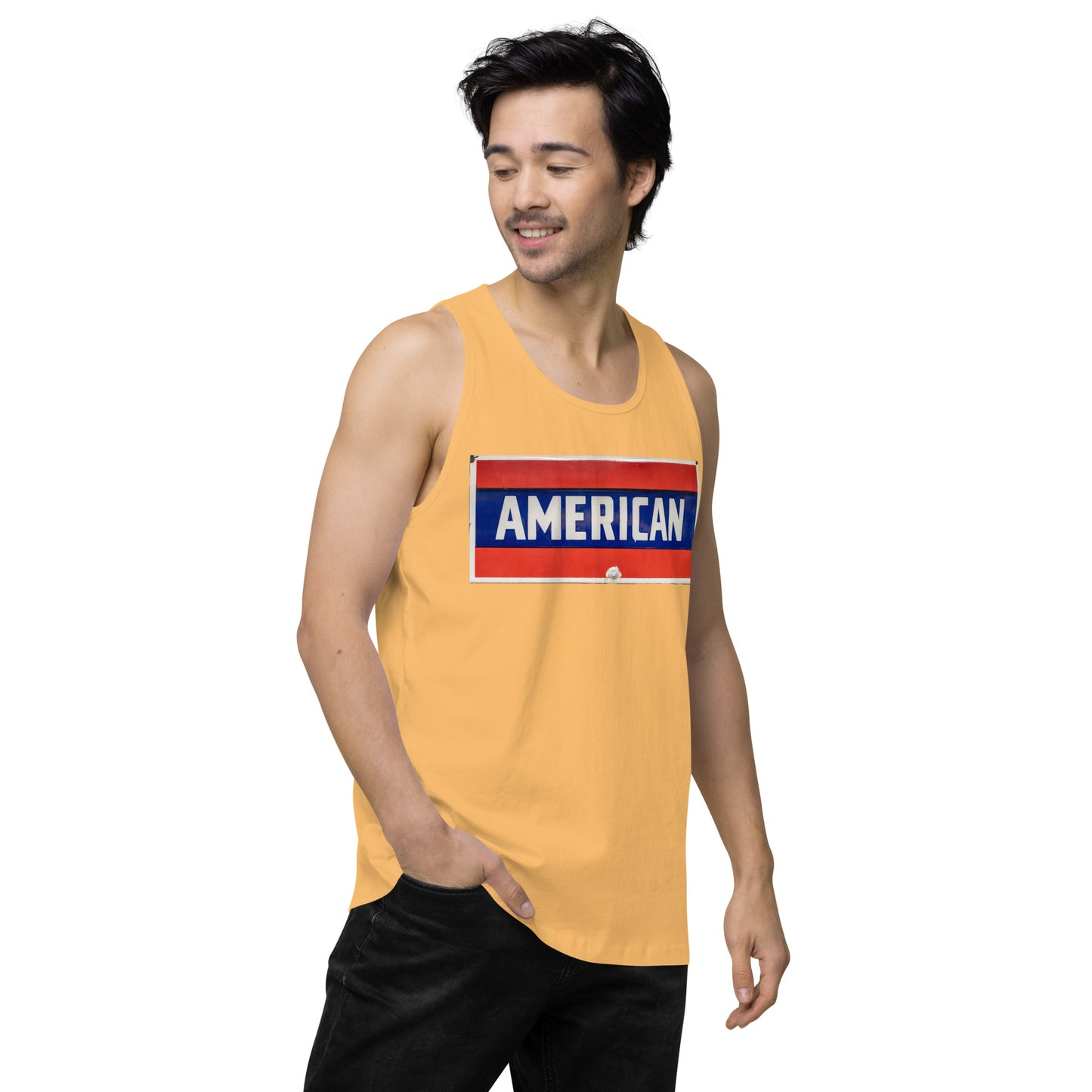 American Sign Porcelain Vintage Style Men’s premium tank top