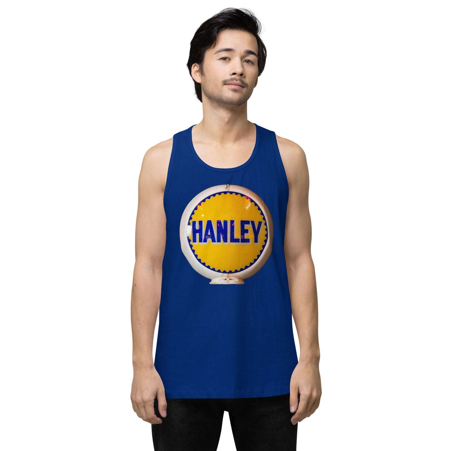 Retro Gas Globe Handly Men’s premium tank top