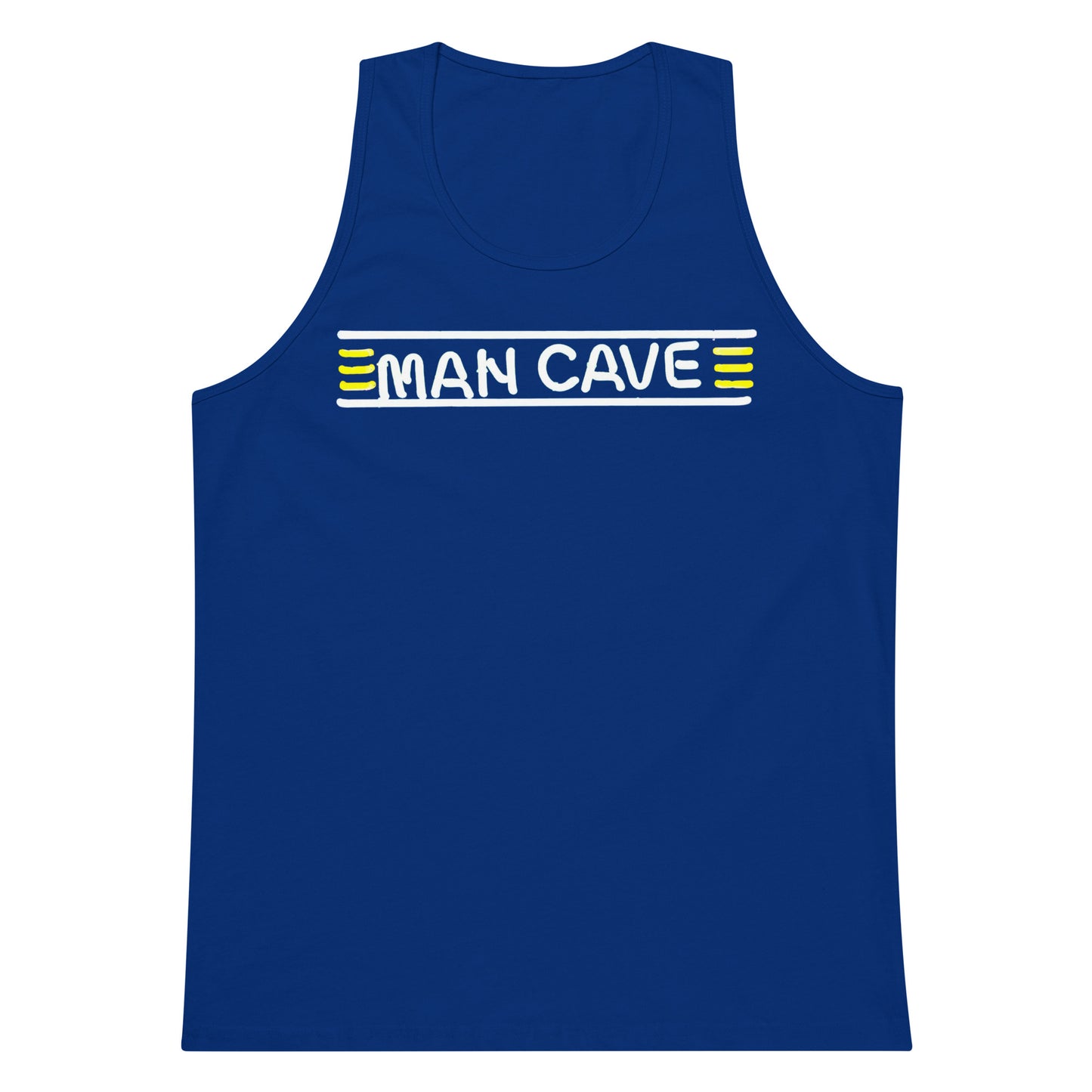 Man Cave Neon Style Men’s premium tank top