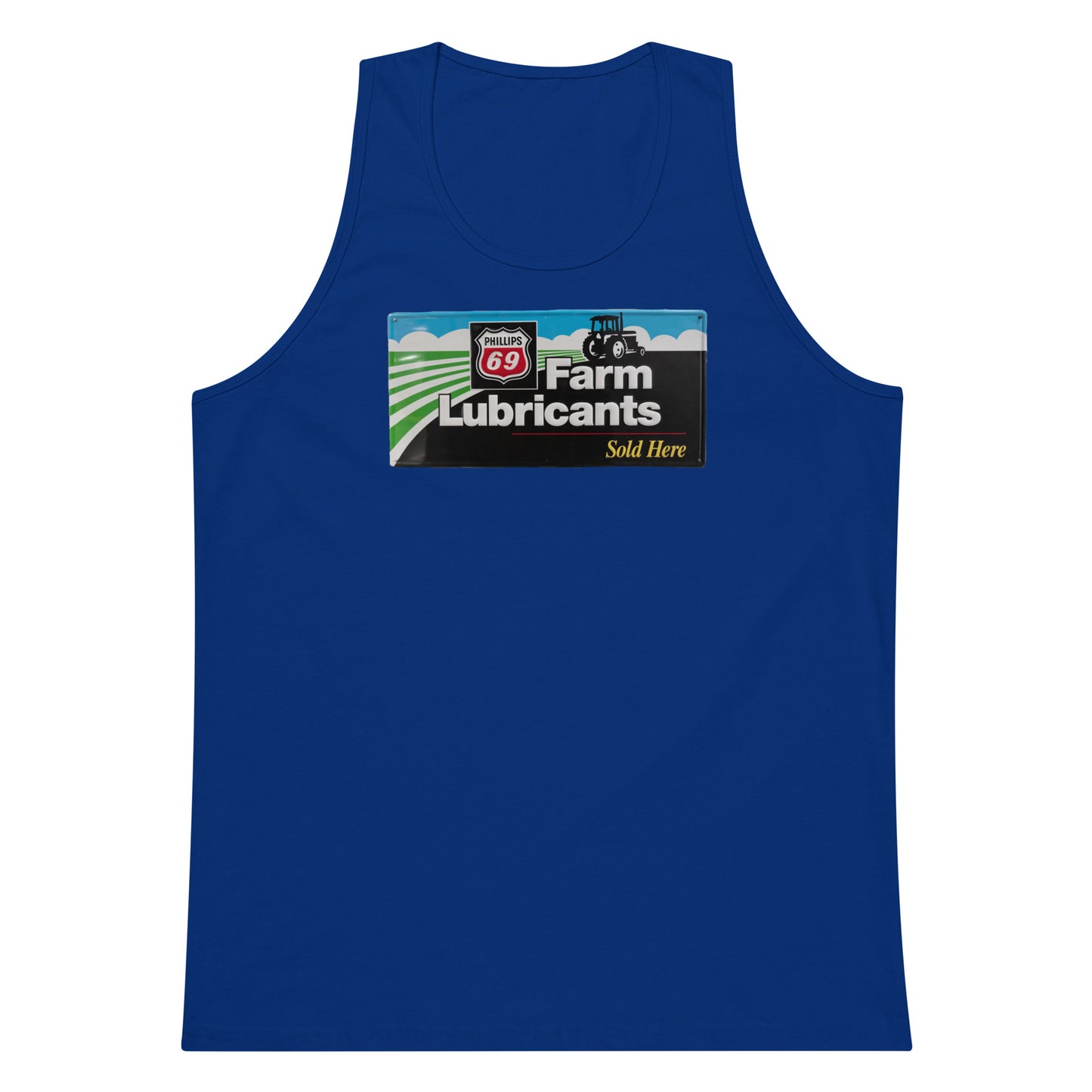 Phillips 69 License Plate Style Men’s premium tank top