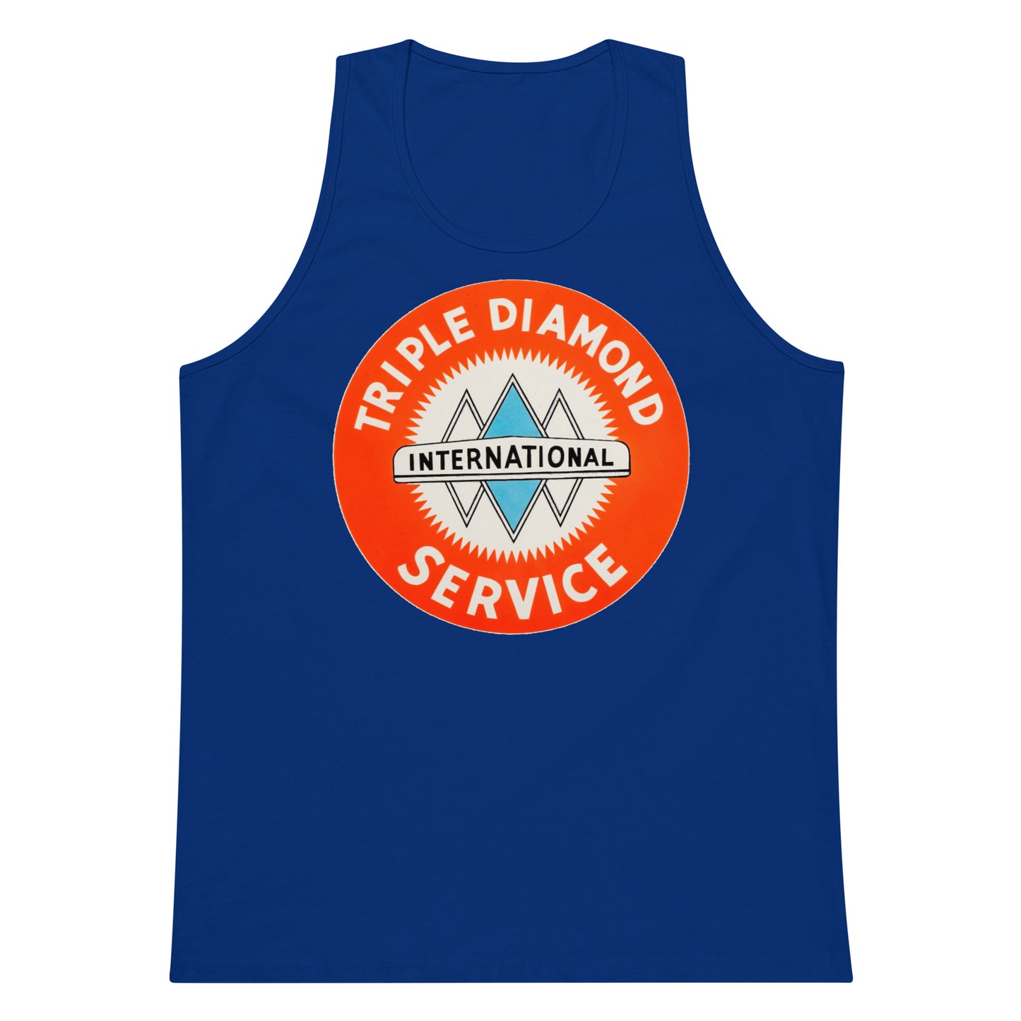 Triple Diamond Service Tin Style Men’s premium tank top