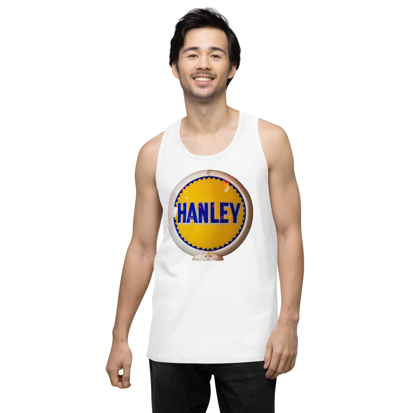 Retro Gas Globe Handly Men’s premium tank top