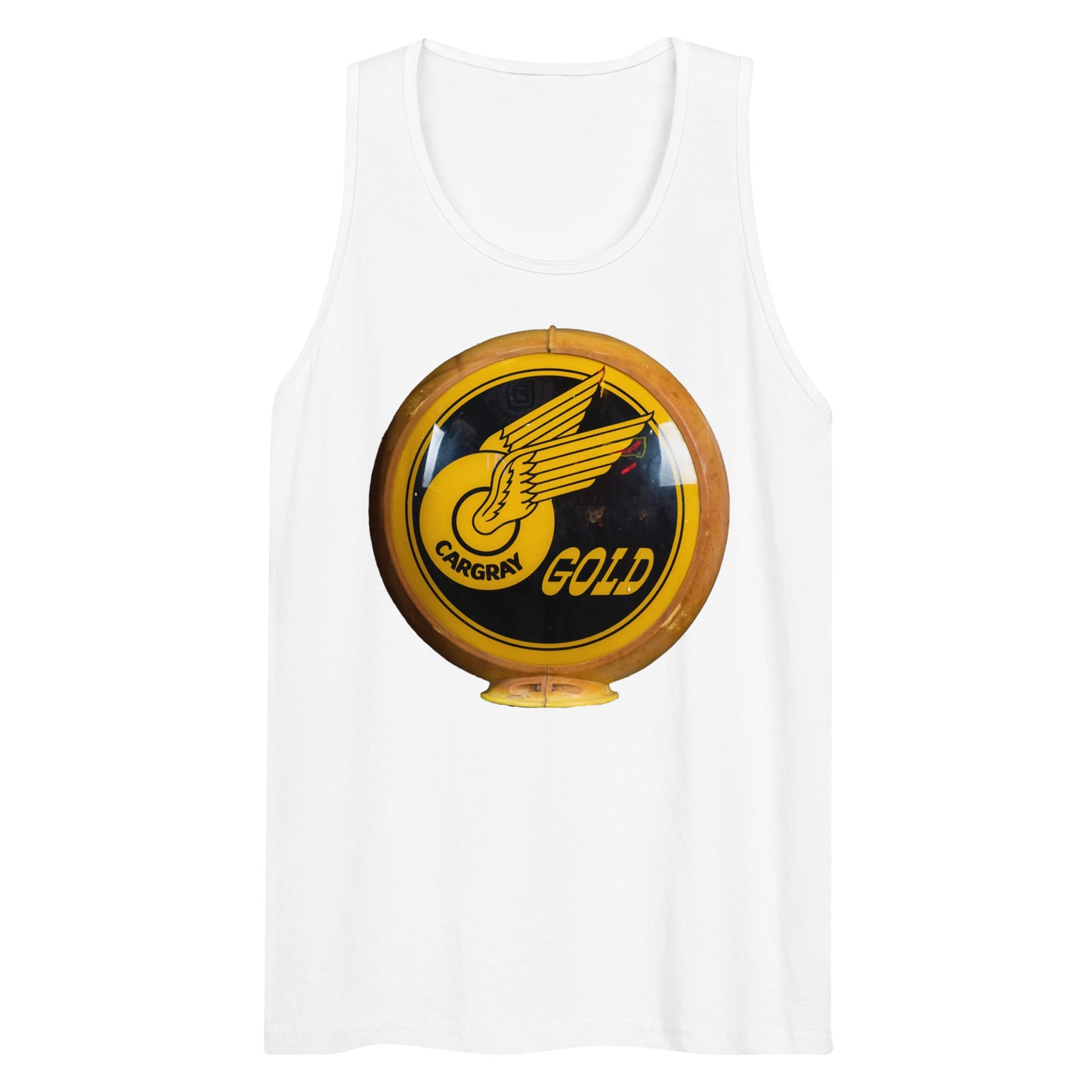 Cargray Gold Globe Style Men’s premium tank top