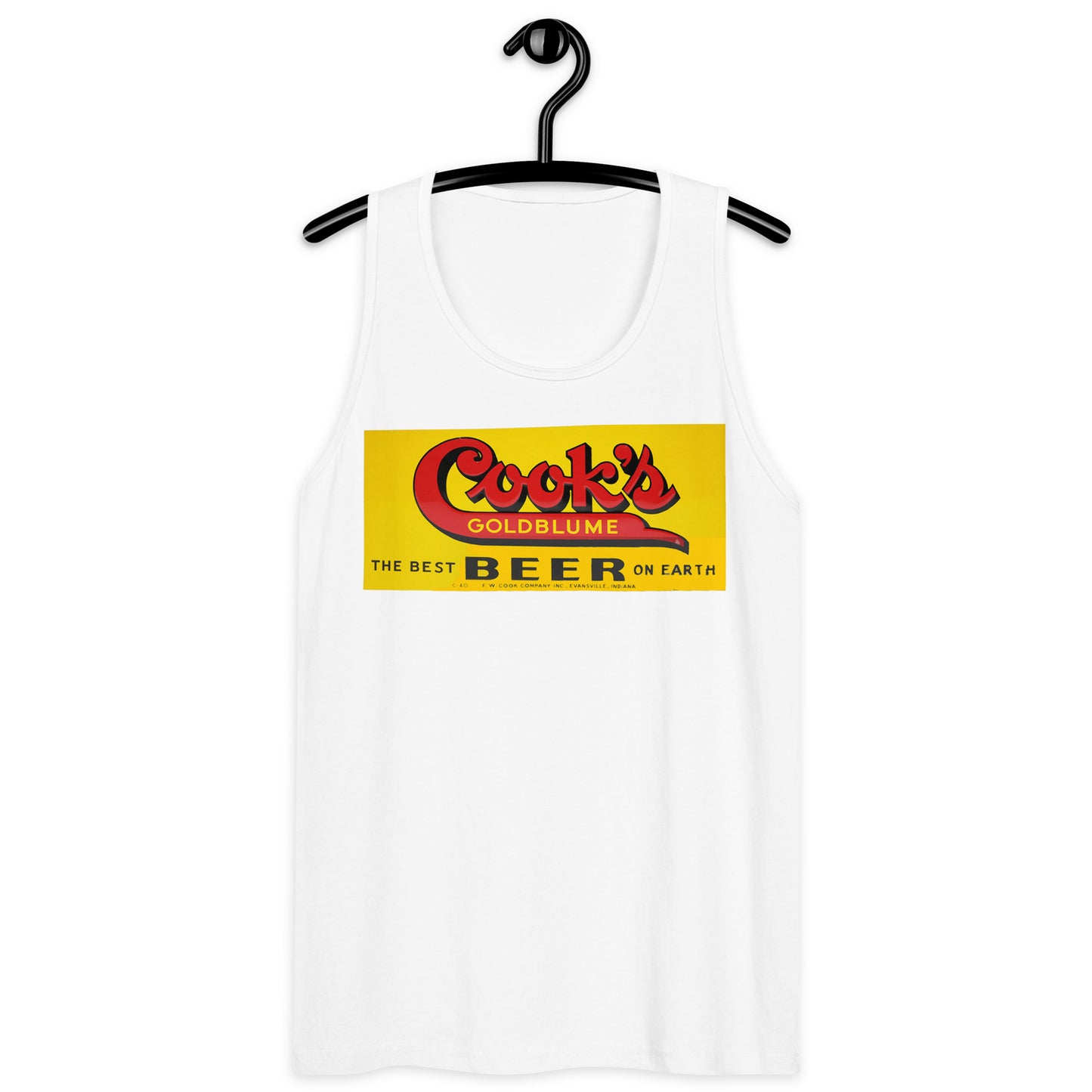 Cooks Beer Vintage Tin Style Men’s premium tank top