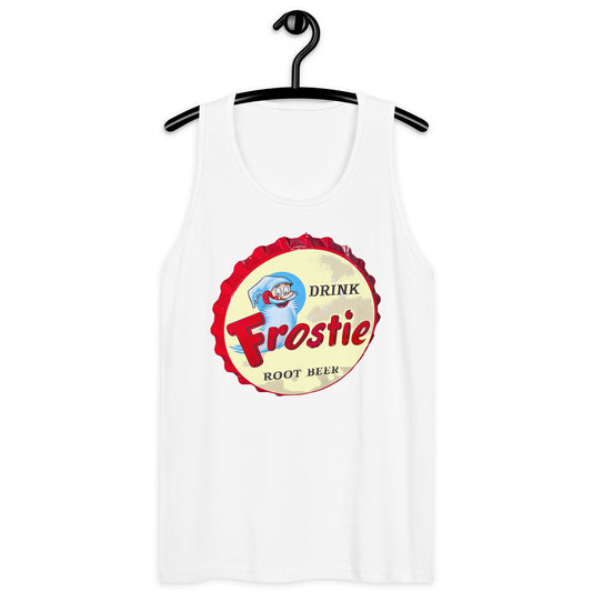 Vintage Root Beer Store Sign Men’s premium tank top