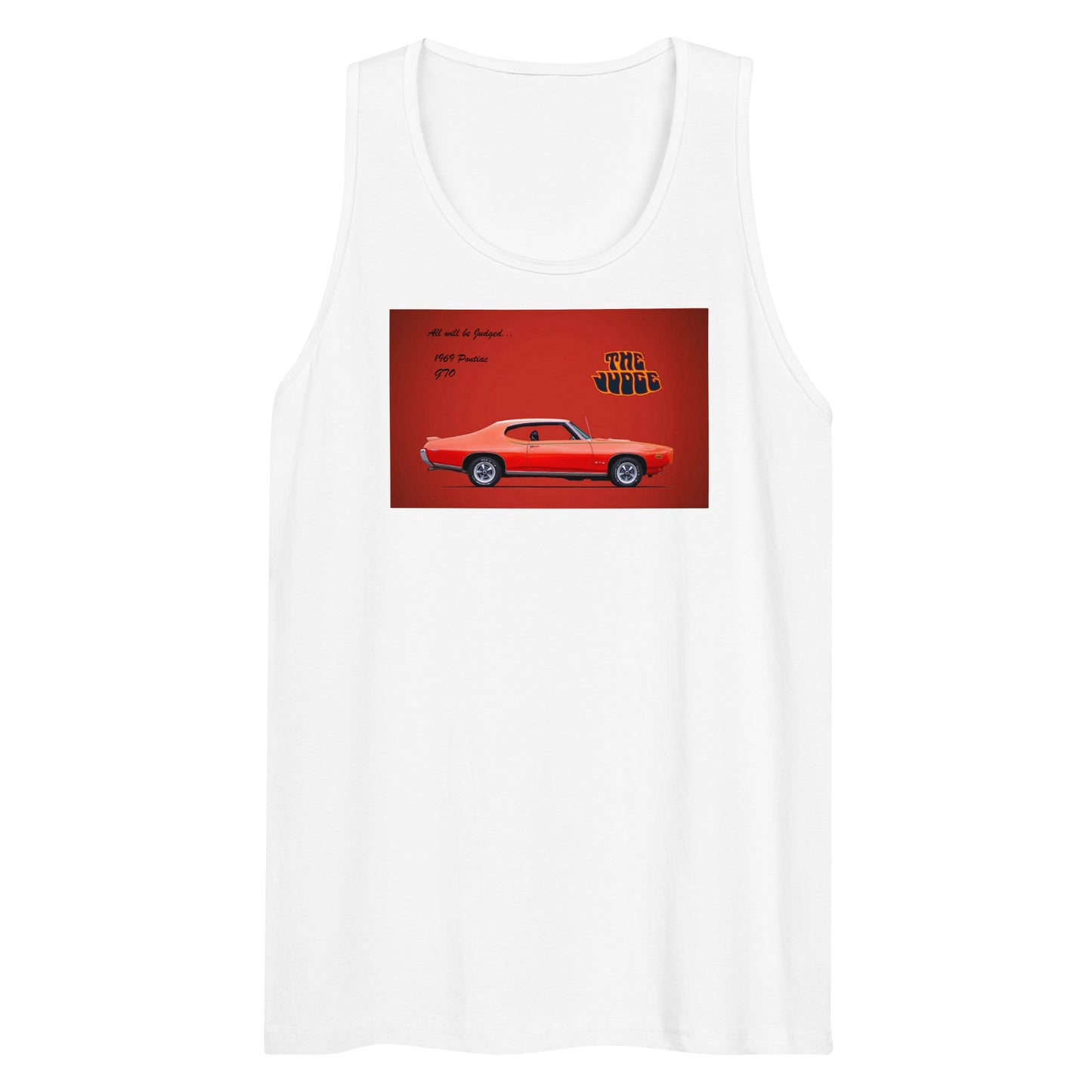 1969 Pontiac GTO: The Judge Men’s premium tank top