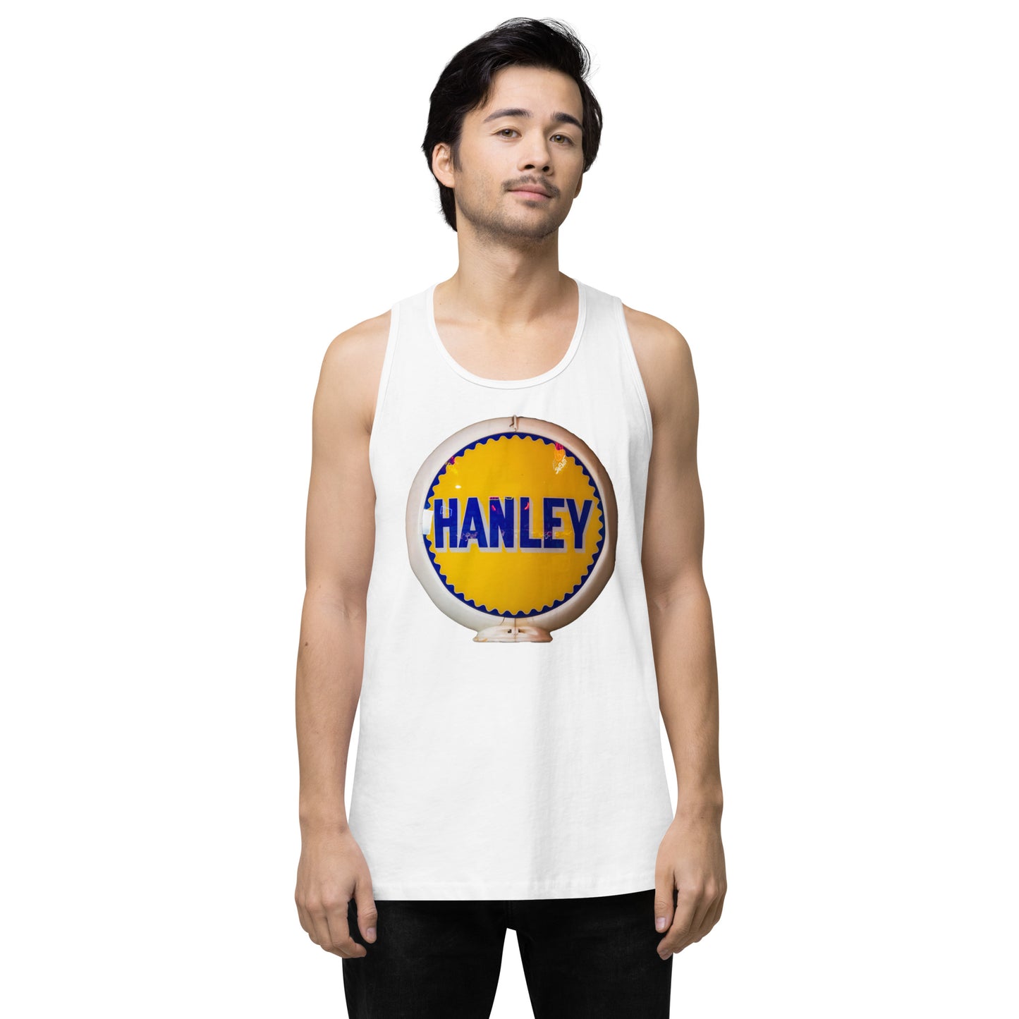 Retro Gas Globe Handly Men’s premium tank top