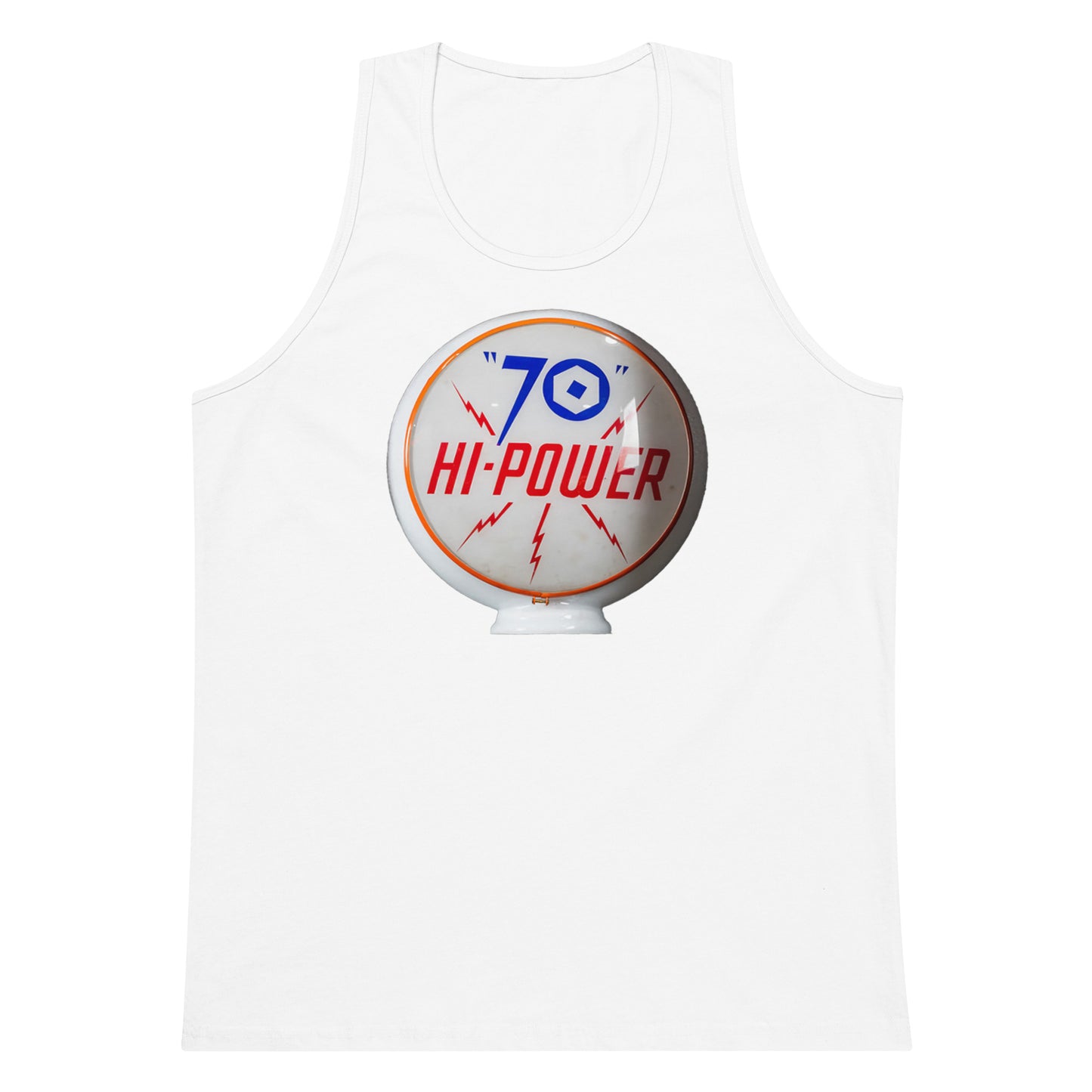 Gas Globe Retro Globe Design Men’s premium tank top