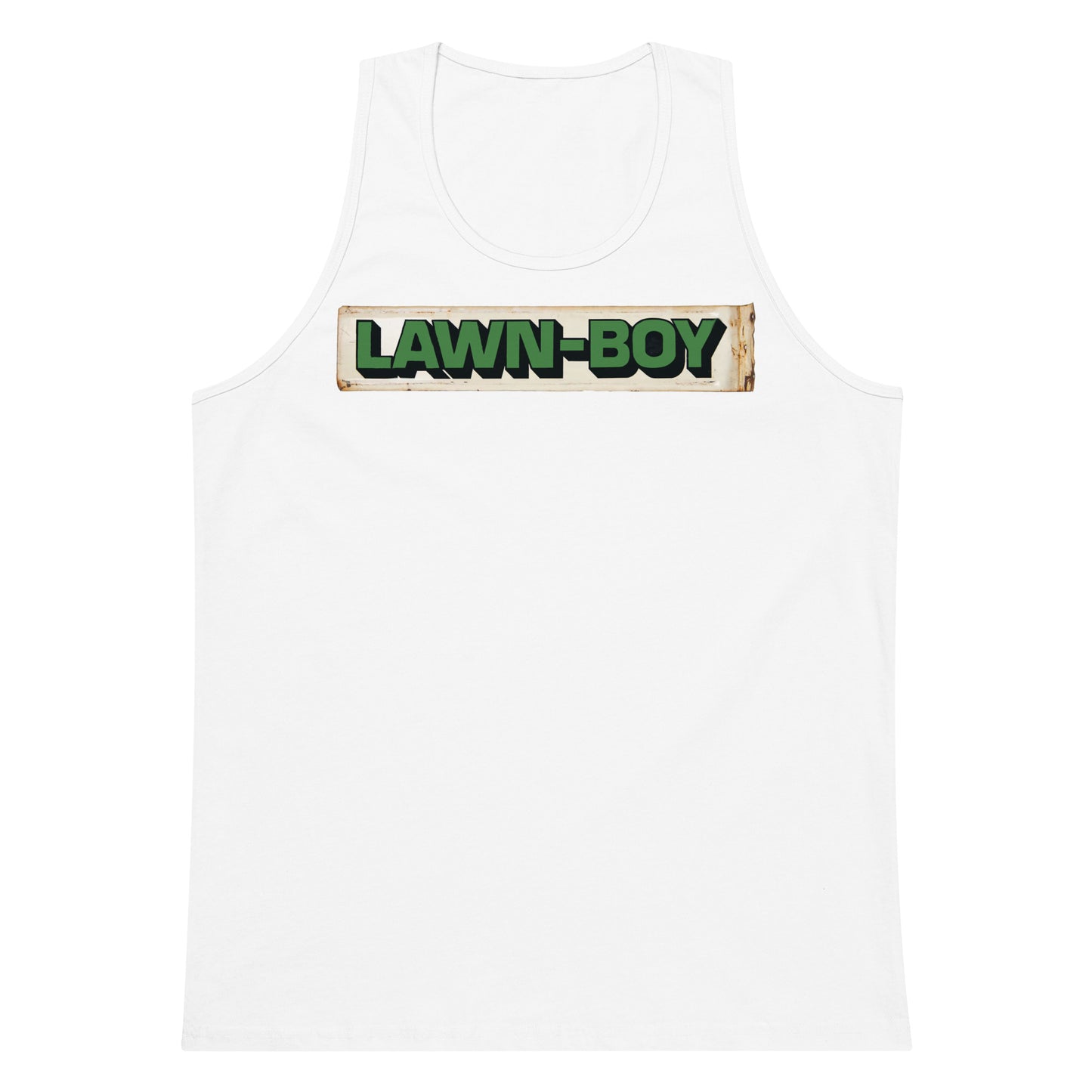 Lawn Boy Porcelain Patina Style Men’s premium tank top