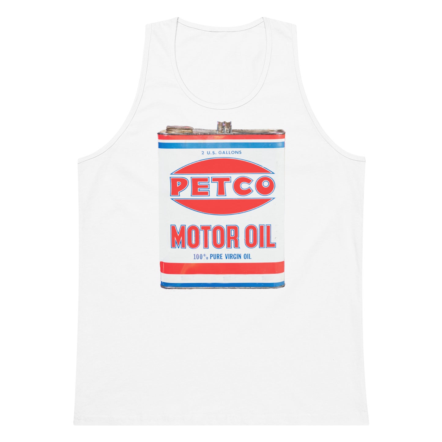 Vintage Petco Oil Can Men’s premium tank top