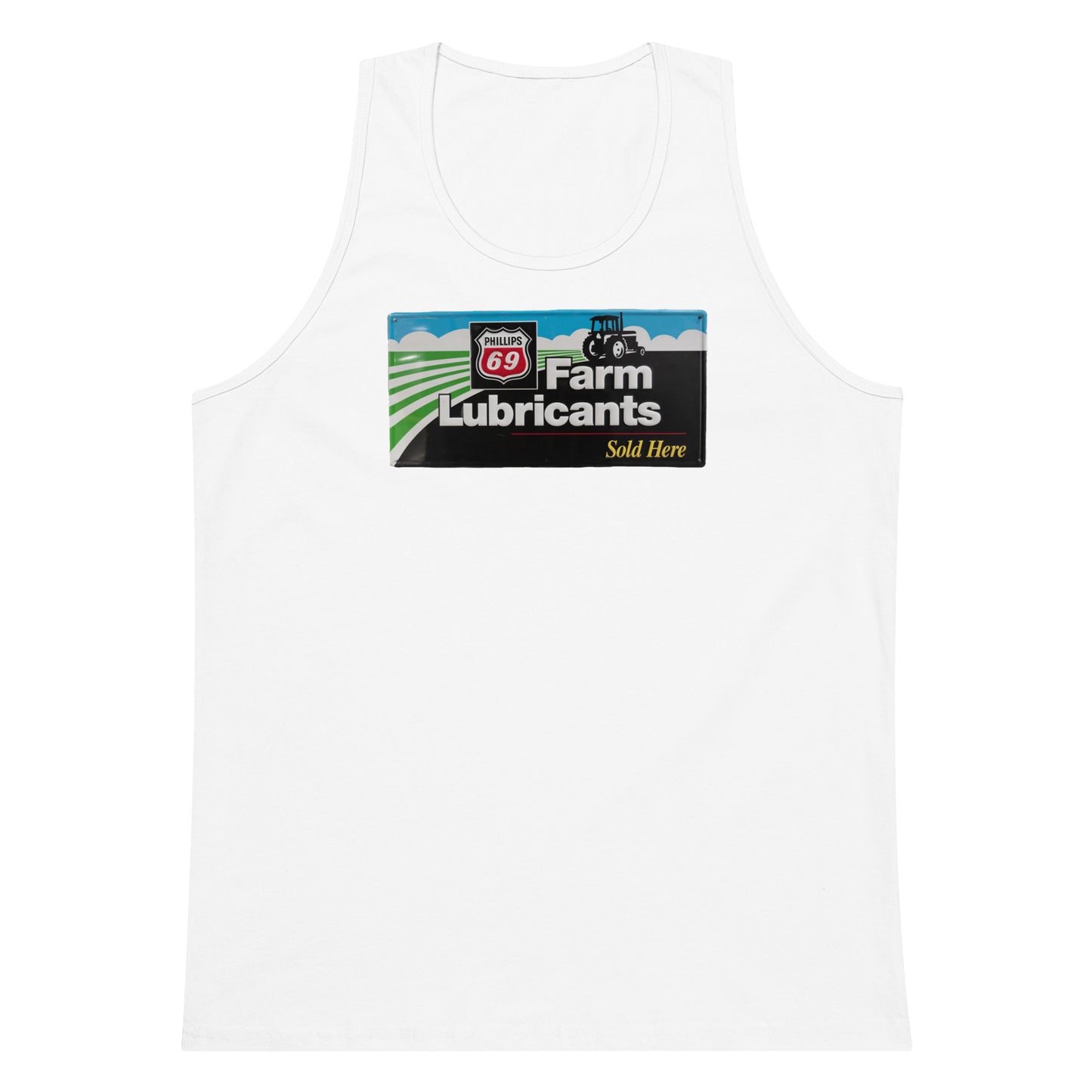 Phillips 69 License Plate Style Men’s premium tank top