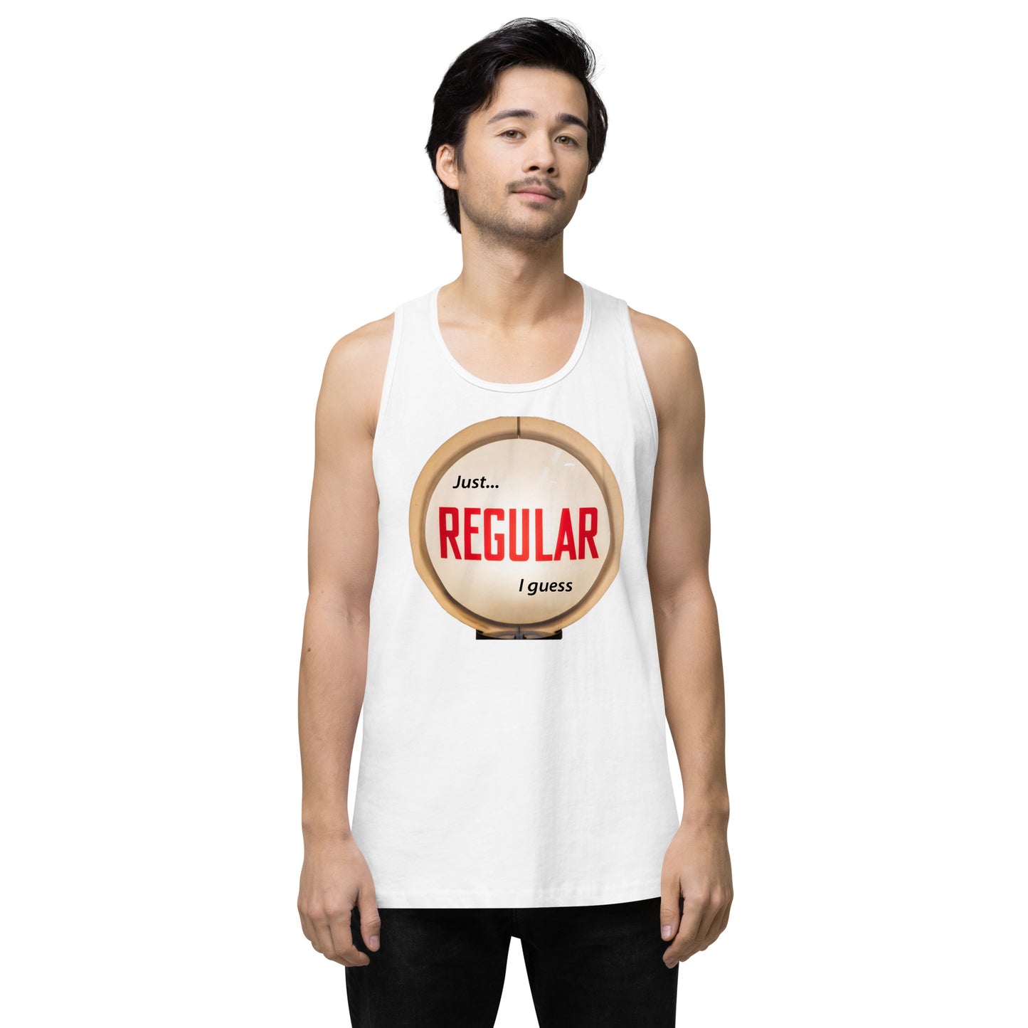 Retro Gas Globe Style Regular Men’s premium tank top