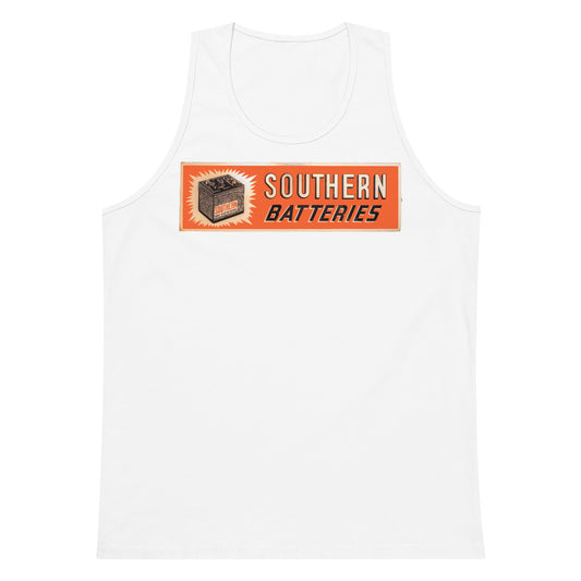 Vintage Porcelain Southern Batteries Men’s premium tank top