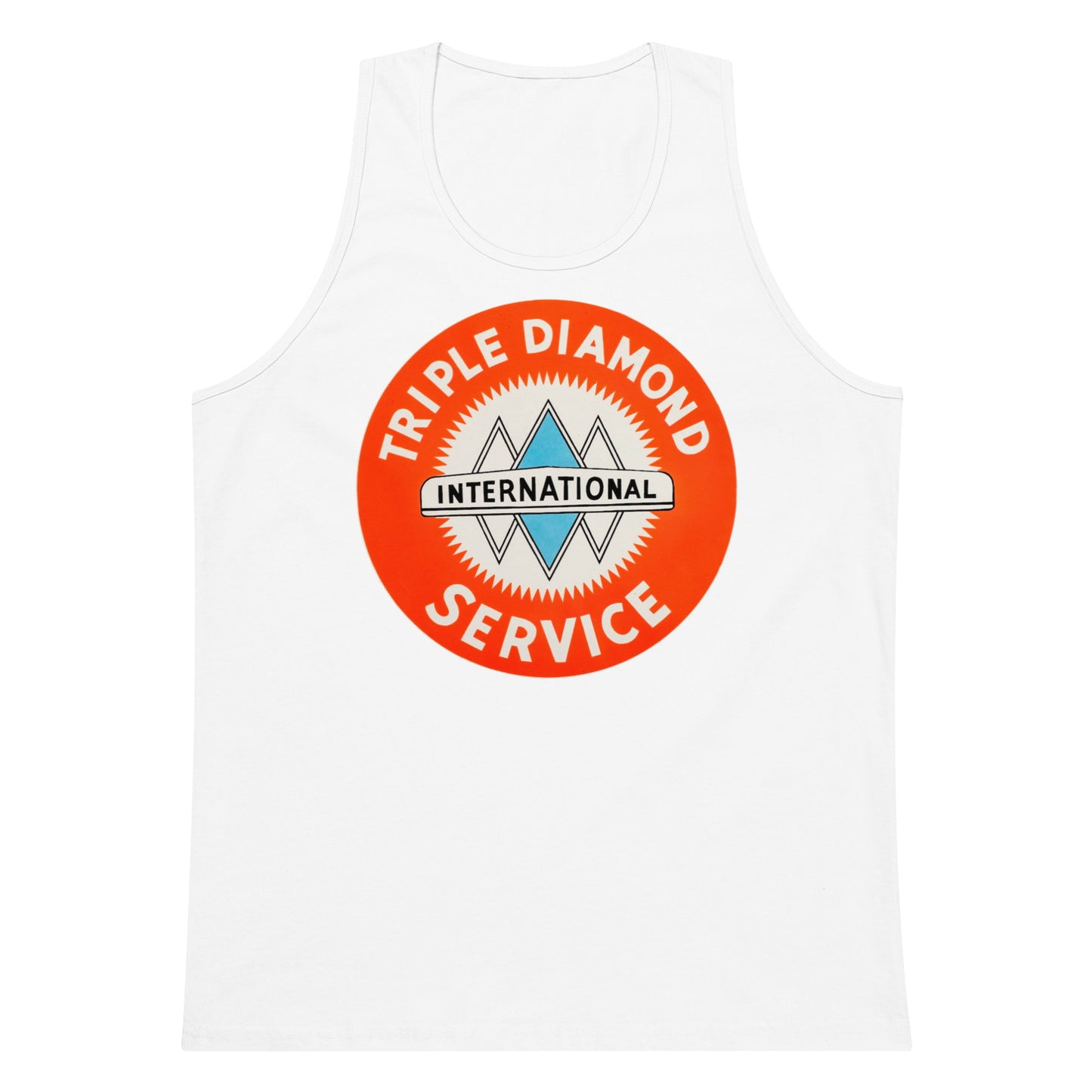 Triple Diamond Service Tin Style Men’s premium tank top