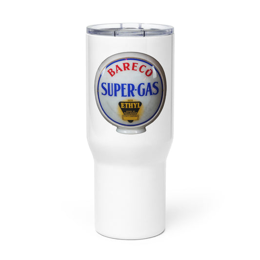 Retro Super Gas Globe Style Travel mug with a handle