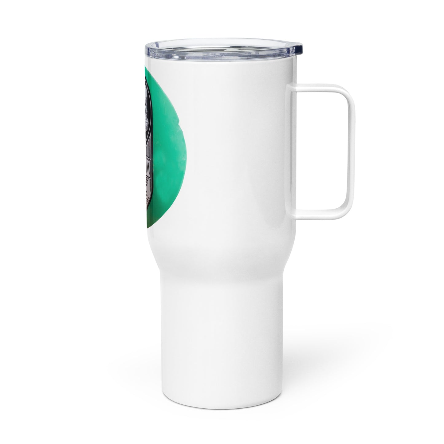 Retro Graham Paige GlobeDesign Travel mug with a handle