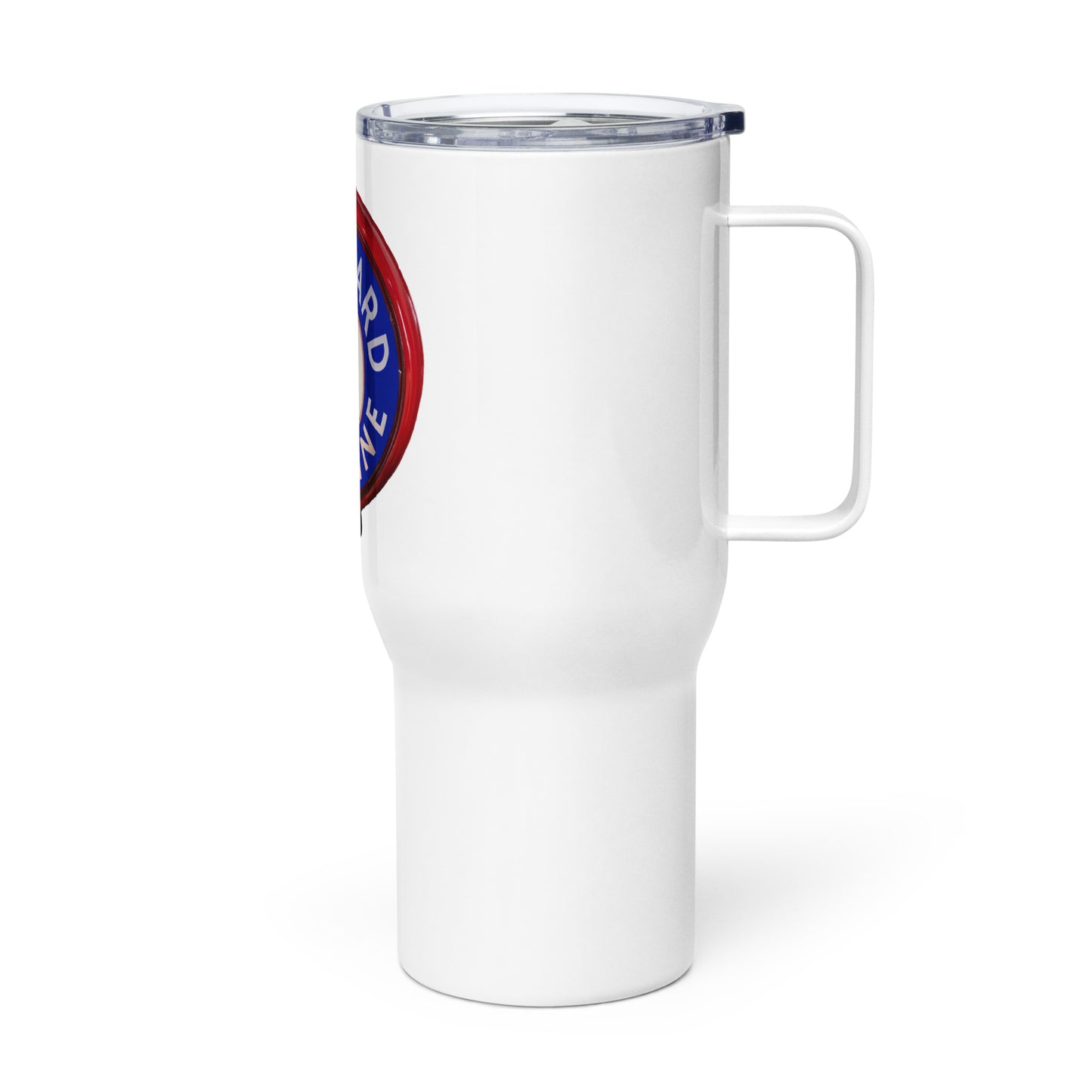 Retro Gas Globe Standard Gasoline Travel mug with a handle