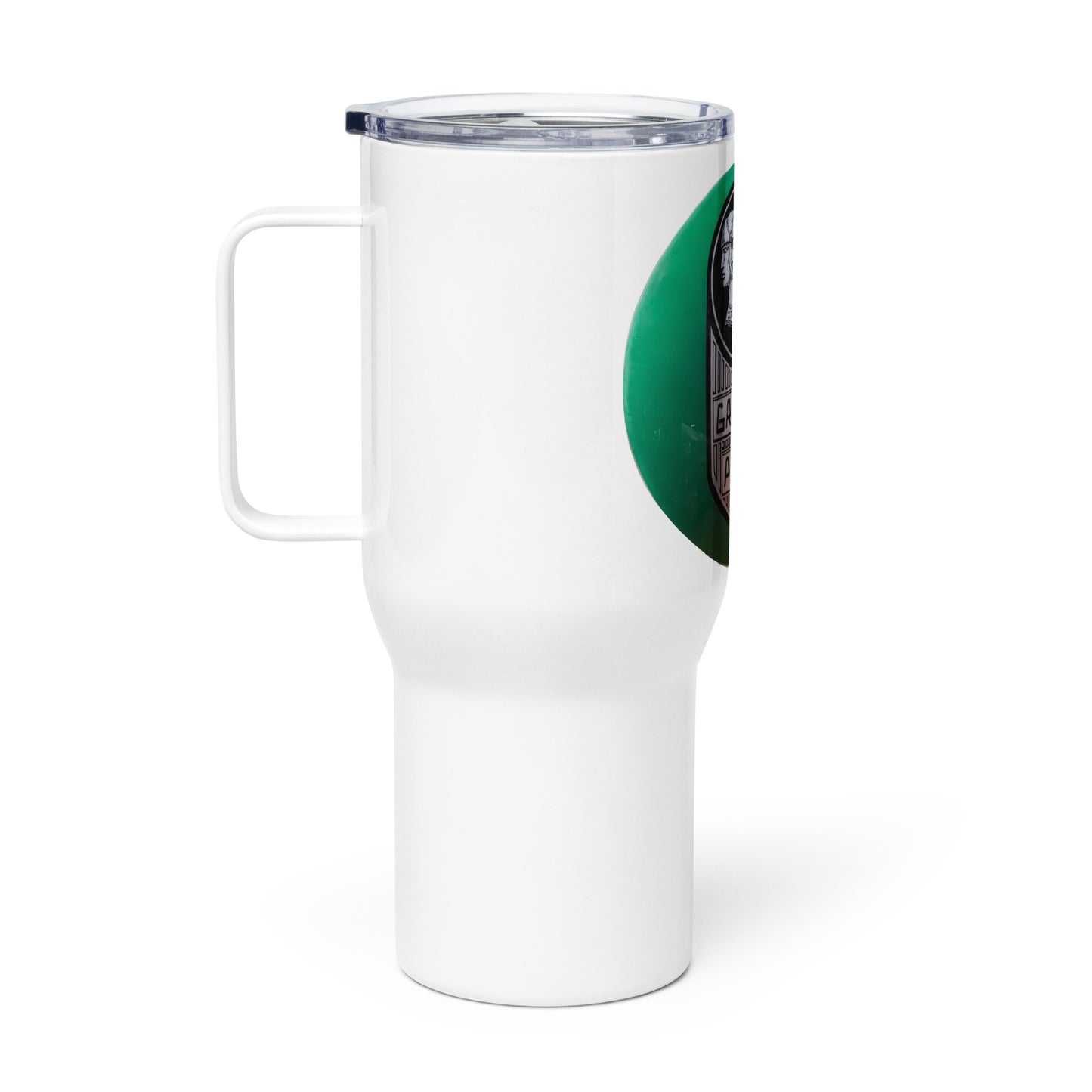 Retro Graham Paige GlobeDesign Travel mug with a handle