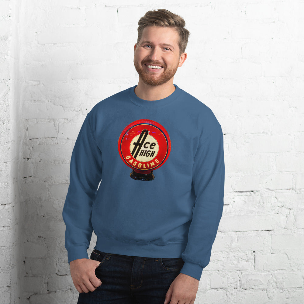 Ace High Gas Globe Style Unisex Sweatshirt