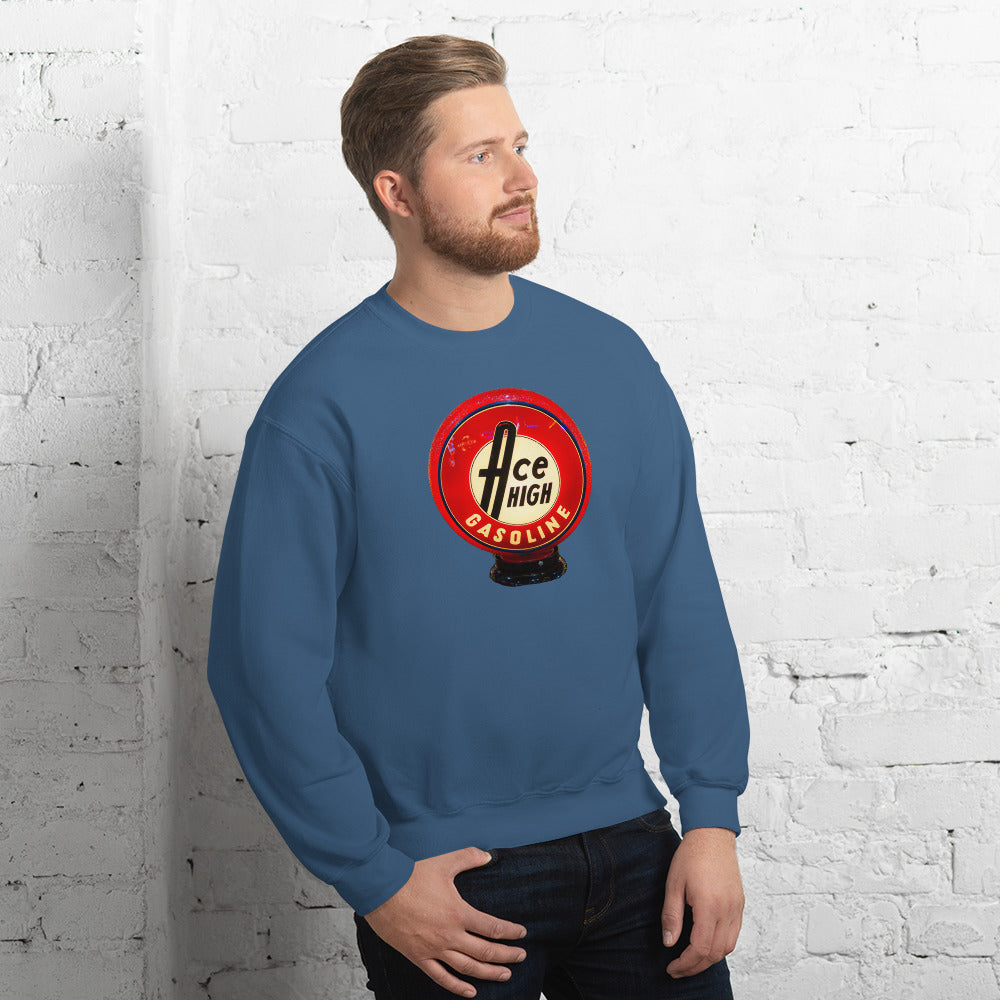 Ace High Gas Globe Style Unisex Sweatshirt