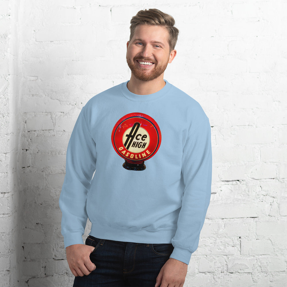 Ace High Gas Globe Style Unisex Sweatshirt