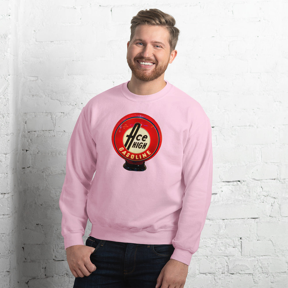 Ace High Gas Globe Style Unisex Sweatshirt