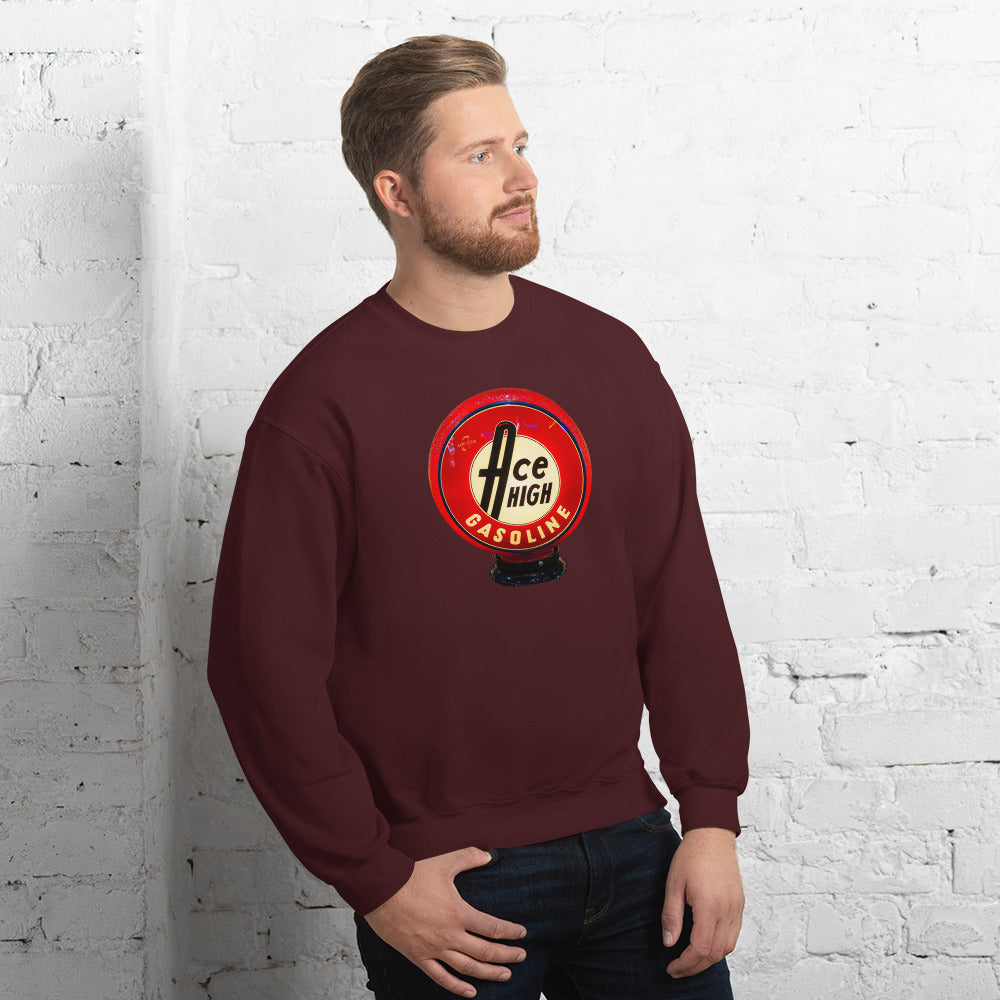 Ace High Gas Globe Style Unisex Sweatshirt