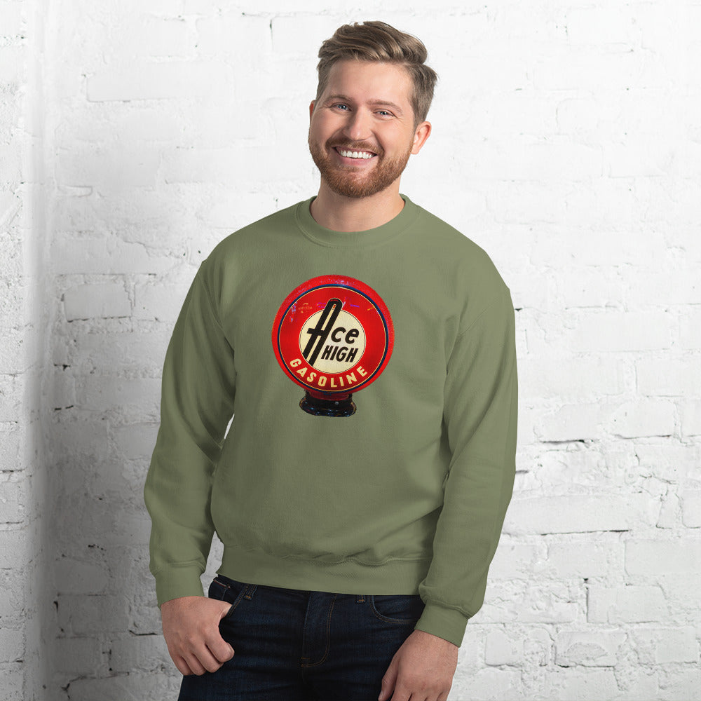 Ace High Gas Globe Style Unisex Sweatshirt