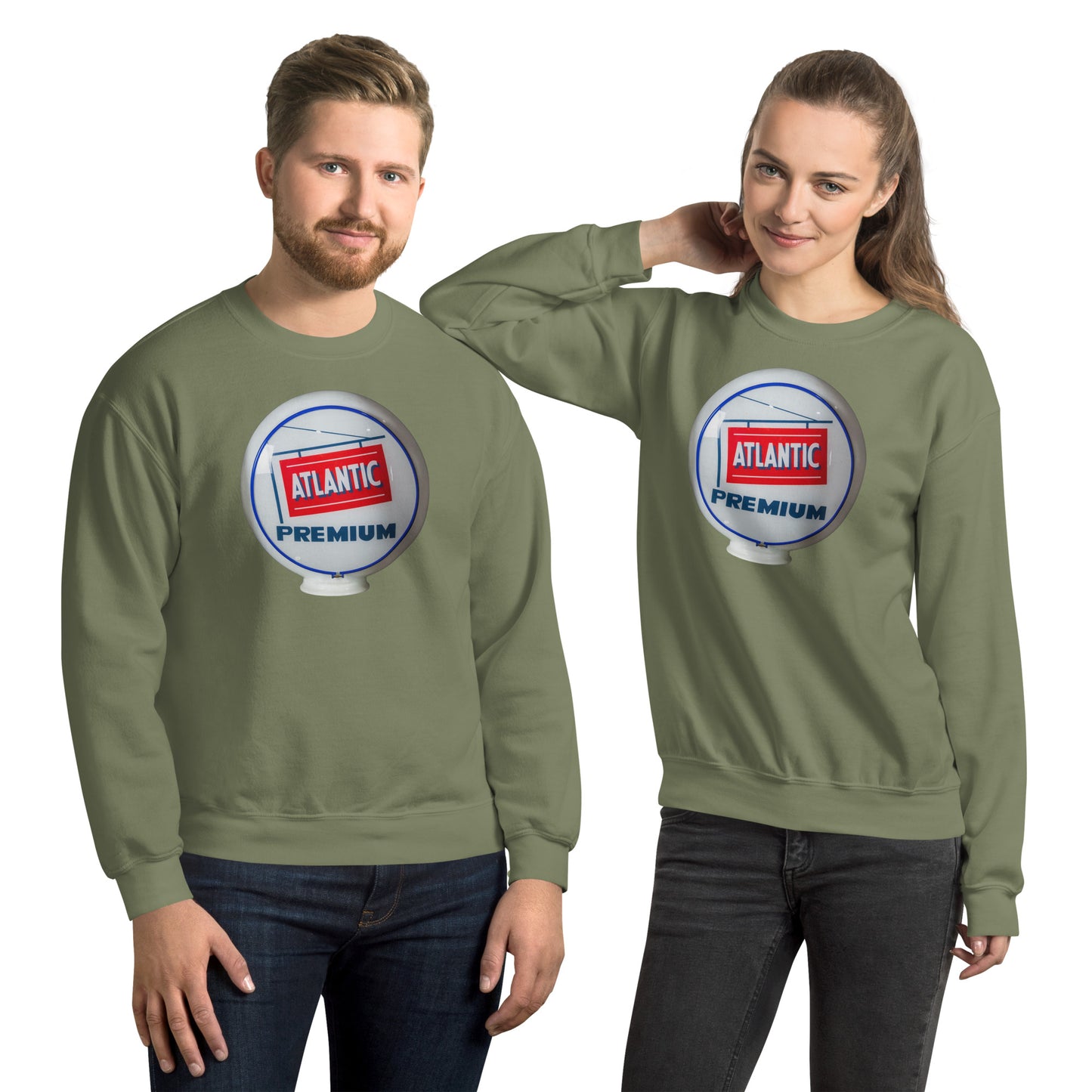 Atlantic Premium Globe Style Unisex Sweatshirt