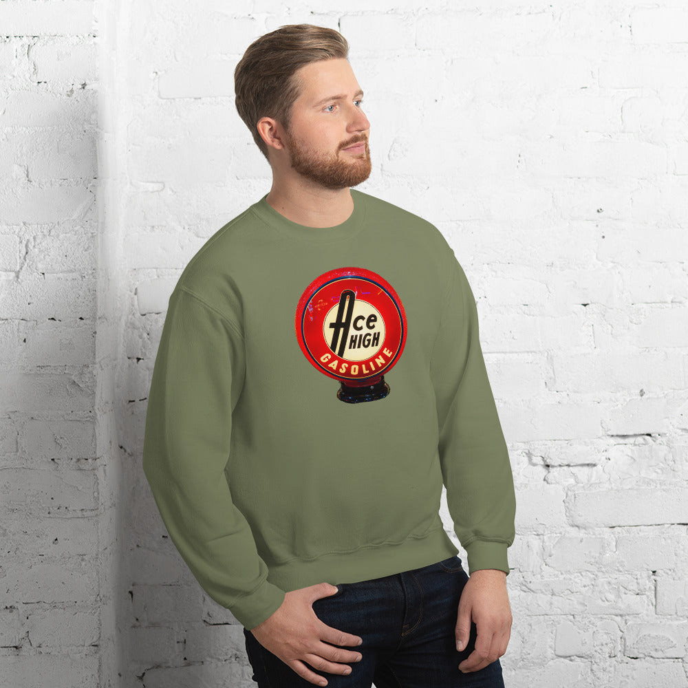 Ace High Gas Globe Style Unisex Sweatshirt