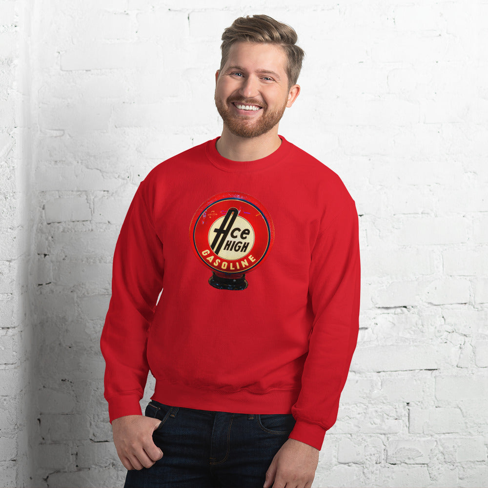 Ace High Gas Globe Style Unisex Sweatshirt