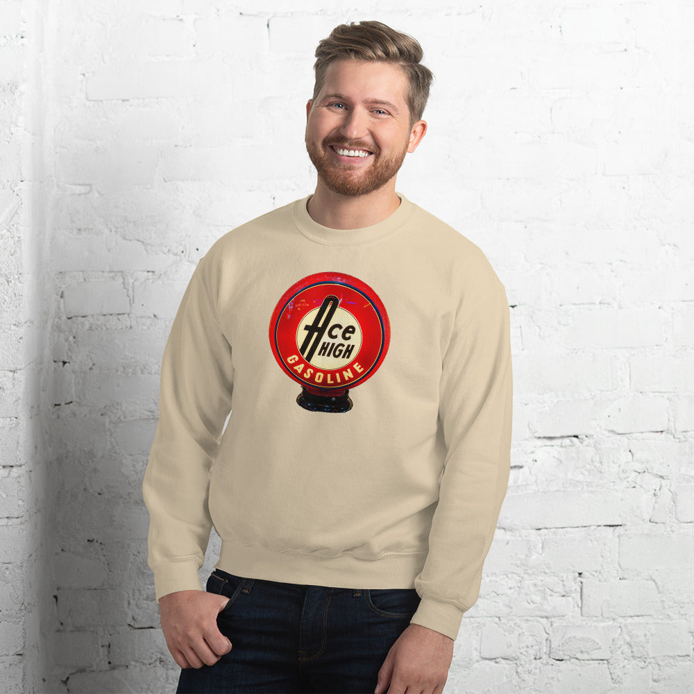 Ace High Gas Globe Style Unisex Sweatshirt